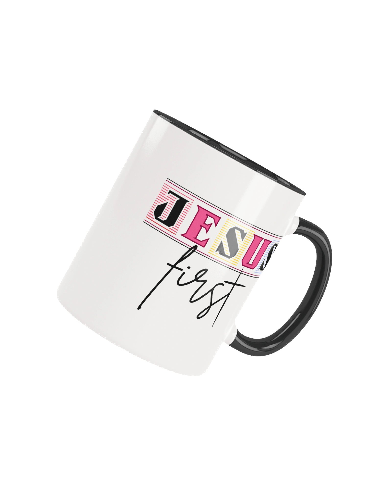 Jesus First Christian Mug | Faith Over Everything Coffee Cup | Inspirational Christian Gift for Believers product image (7)