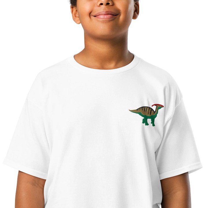 Youth Parasaurolophus Embroidered T-Shirt product image (74)