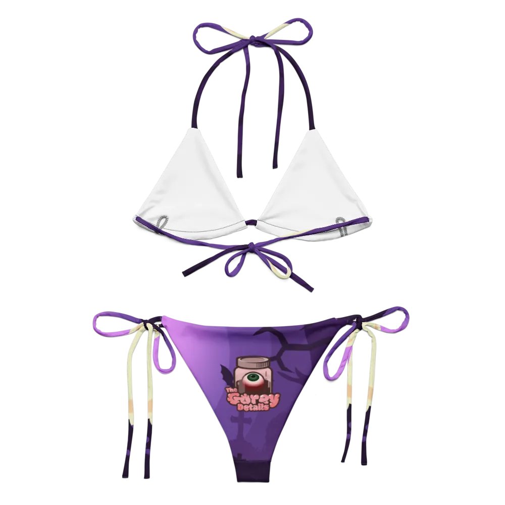 All-Over Print Recycled String Bikini product image (3)