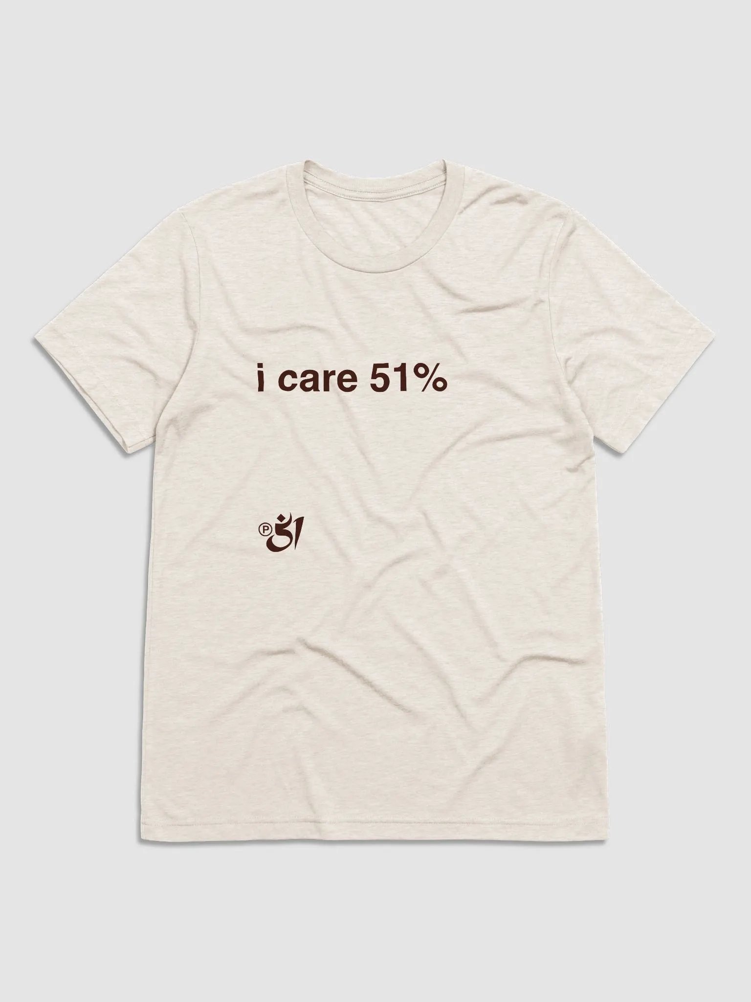i care 51% tee product image (1)