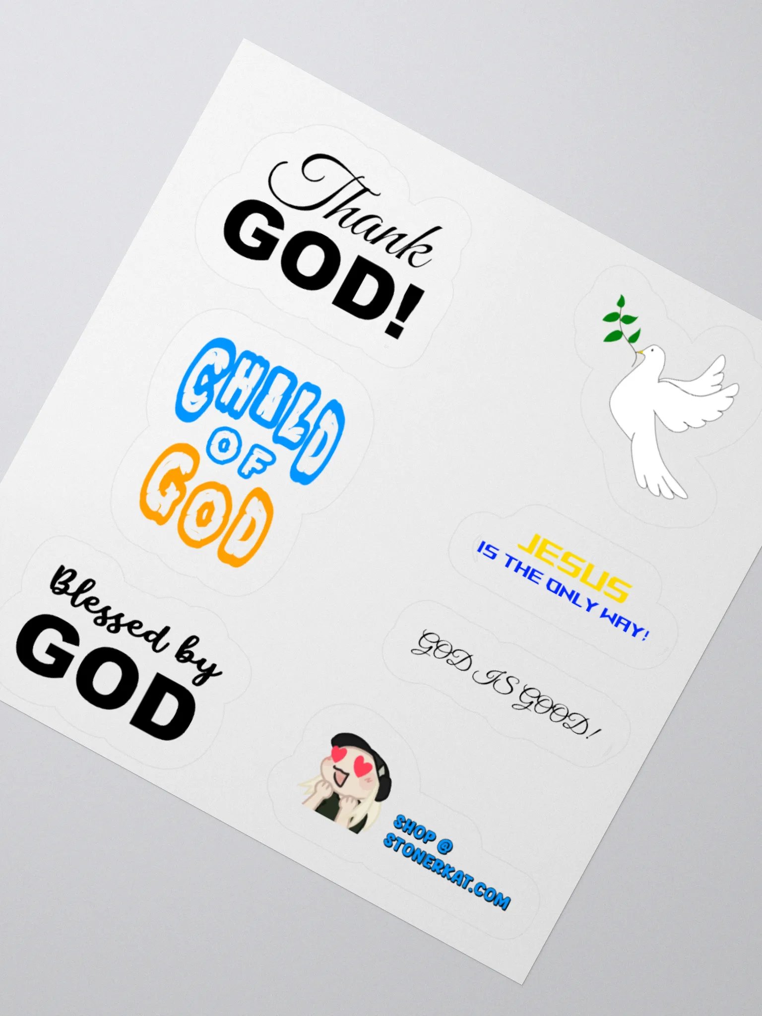 Child of God Kiss Cut Stickers product image (4)