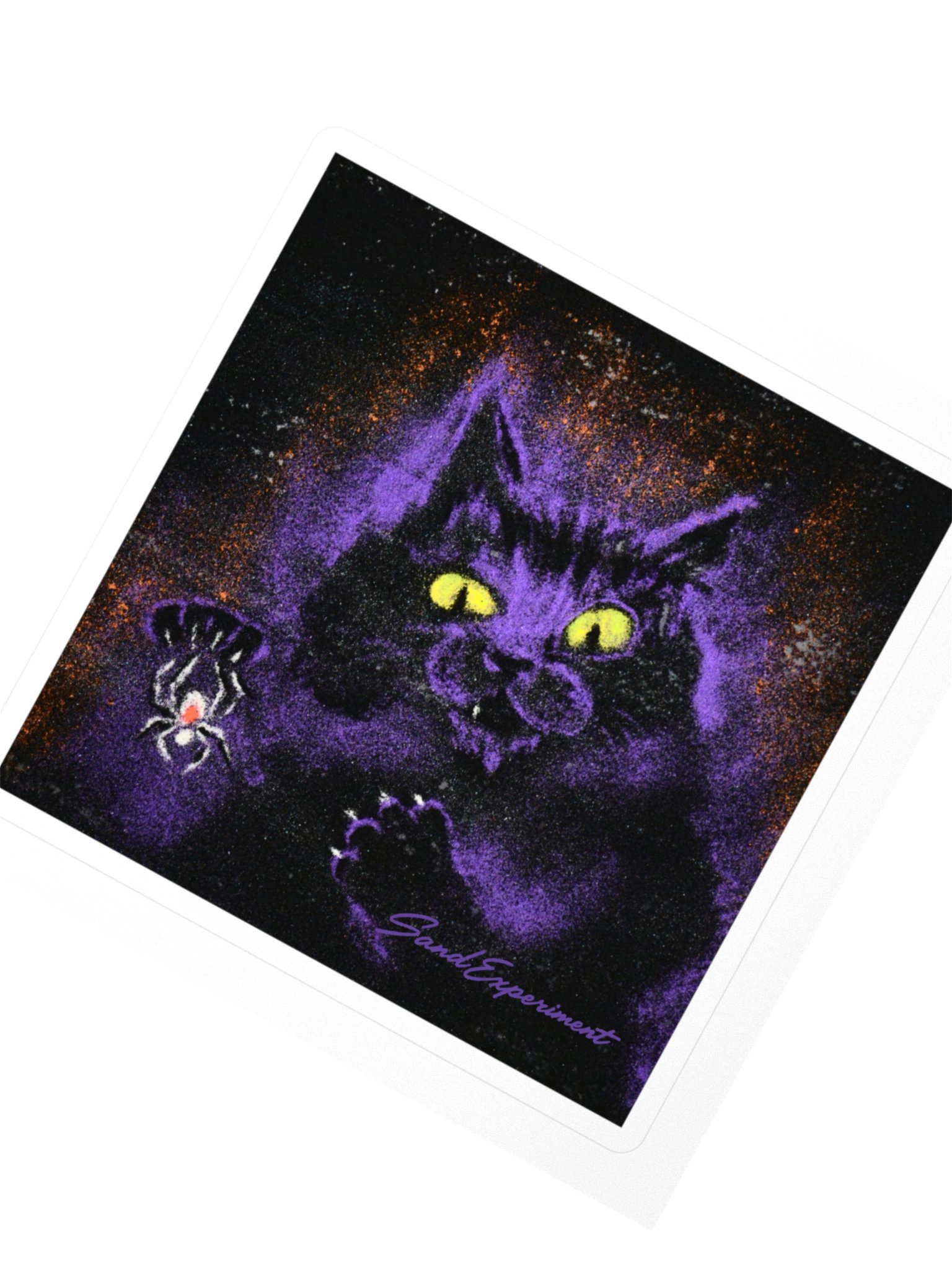 Purple Cat Sticker product image (2)
