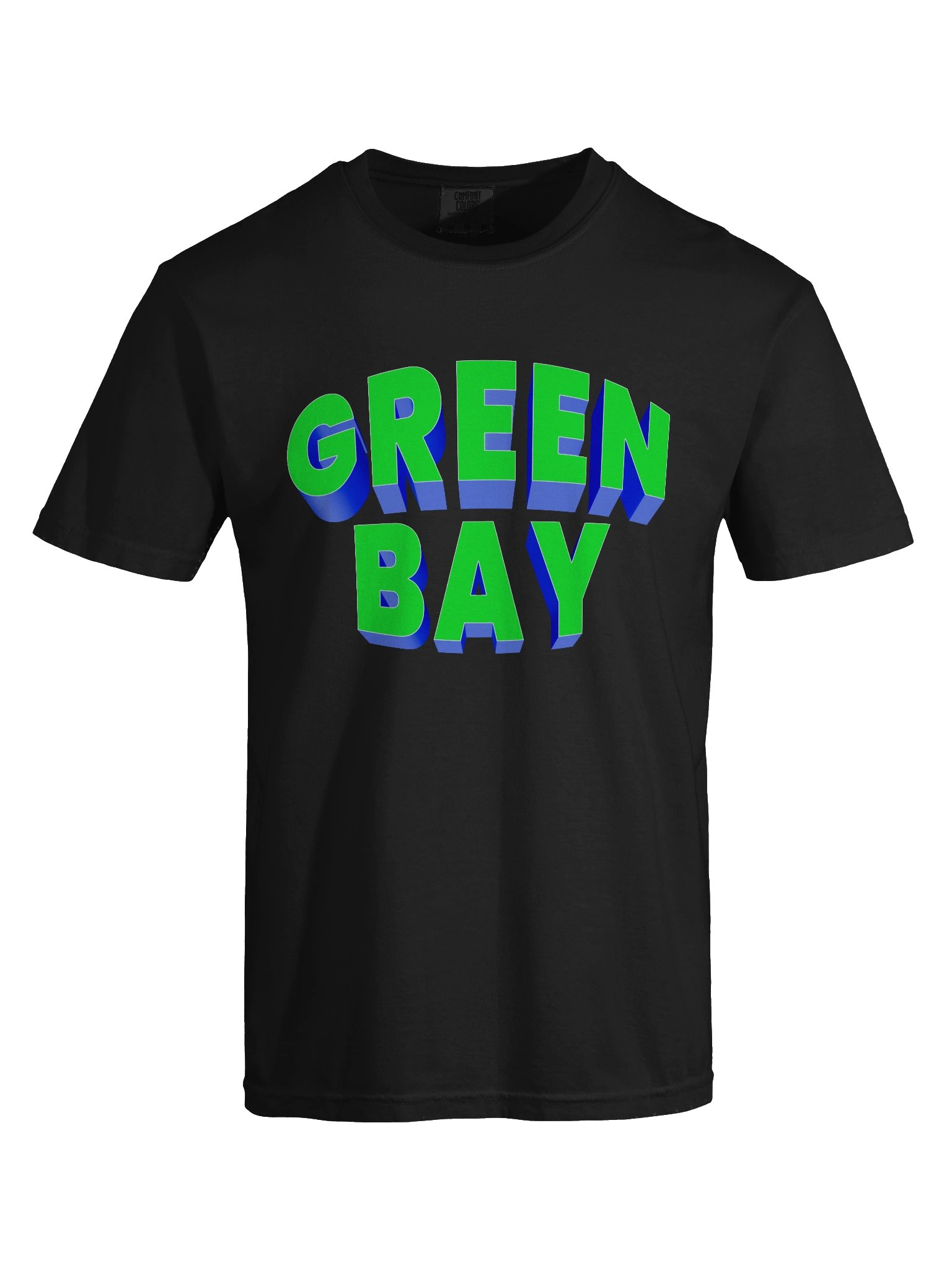 GREEN BAY 3D Block Comfort Colors Tee product image (7)