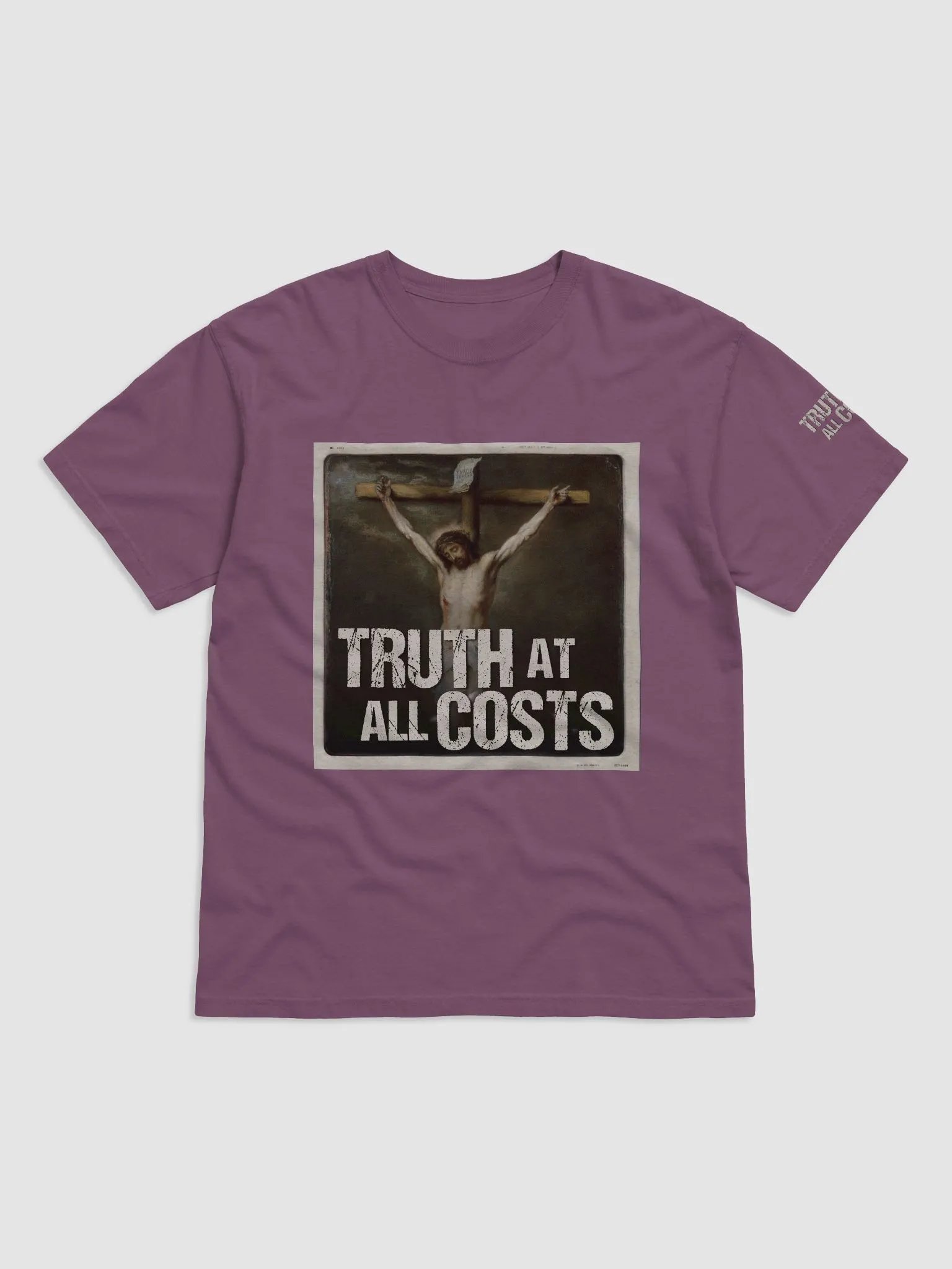 Truth at All Costs Podcast Art heavy t-shirt product image (1)