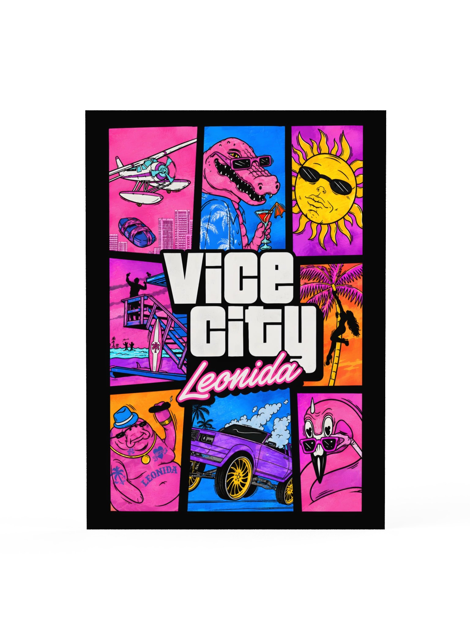 GTA VI Vice City Leonida Poster - GTA 6 Collectible product image (1)