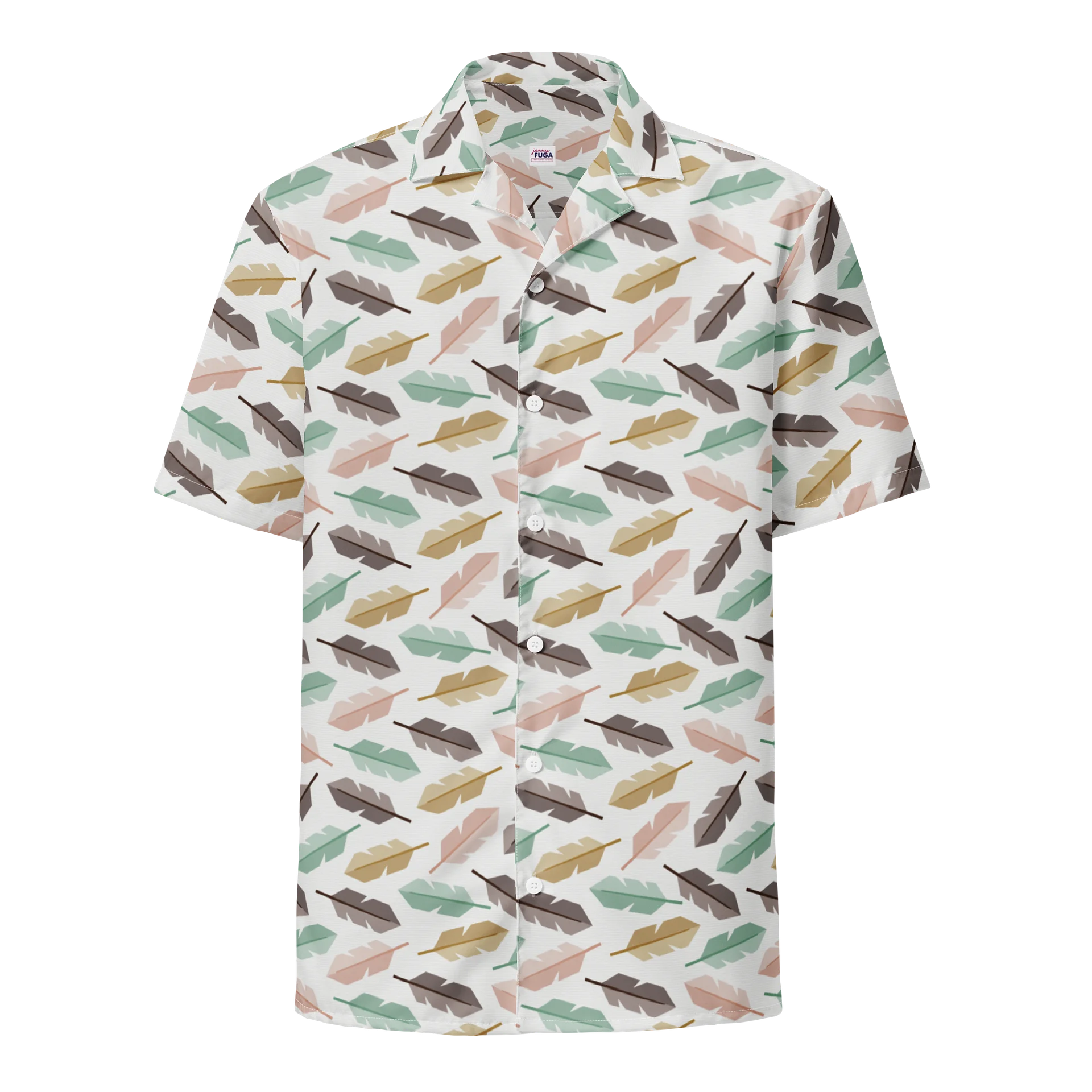 Mid-Century Modern Feathers Hawaiian Shirt product image (1)