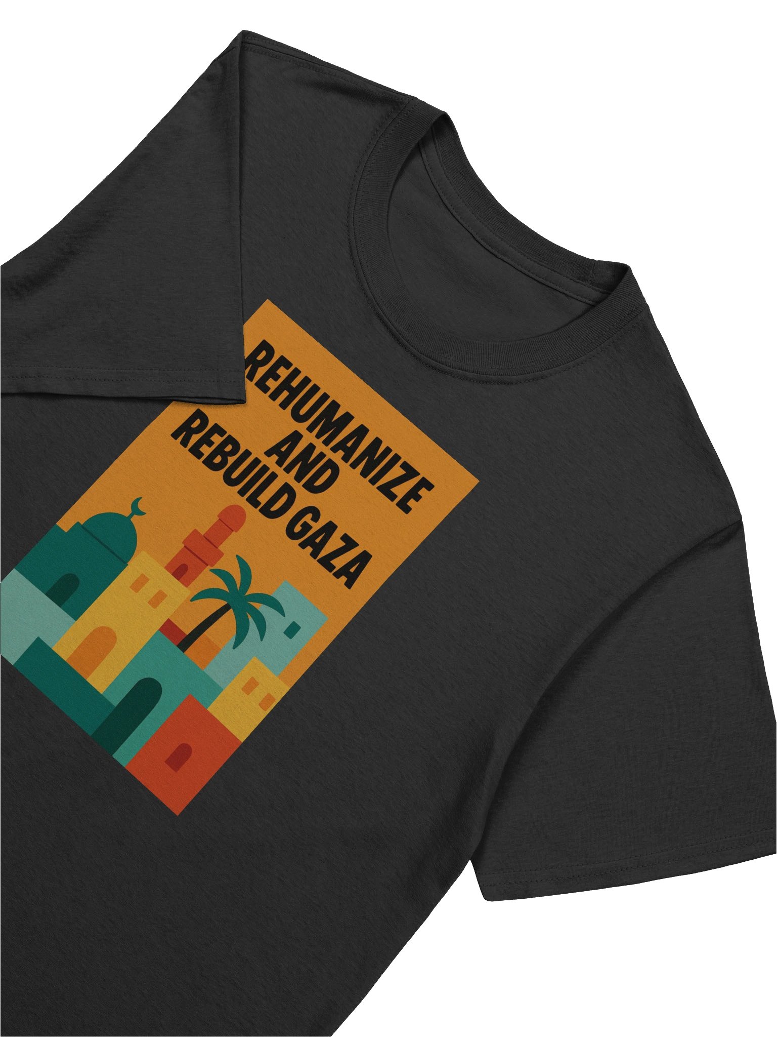 Rehumanize Gaza Skyline Tee product image (2)