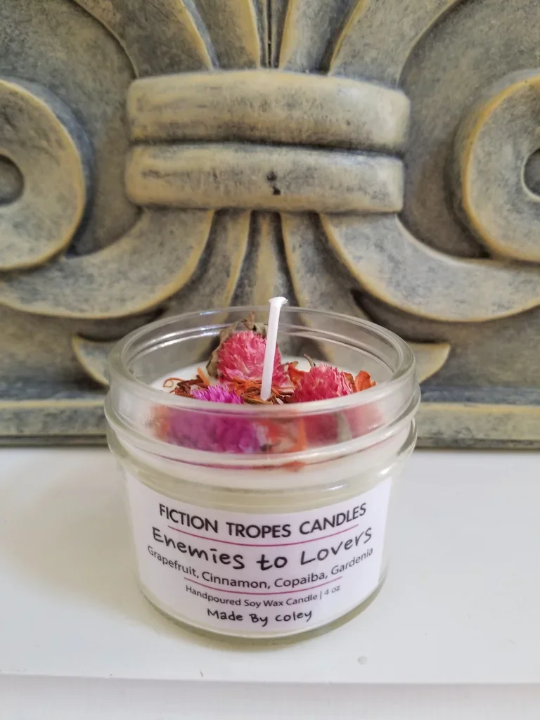 Mini Enemies to Lovers Candle (Fiction Tropes Candles) product image (1)