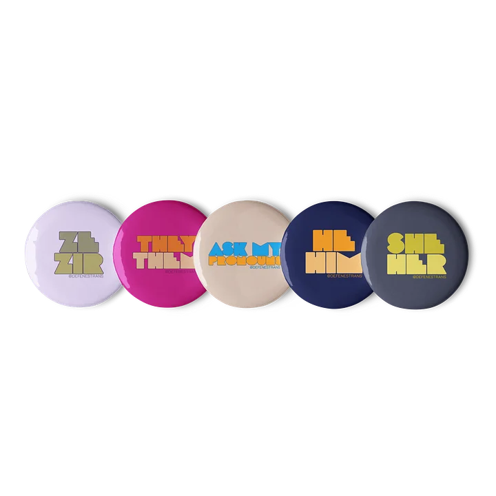 Pronoun Button Set #3 product image (1)