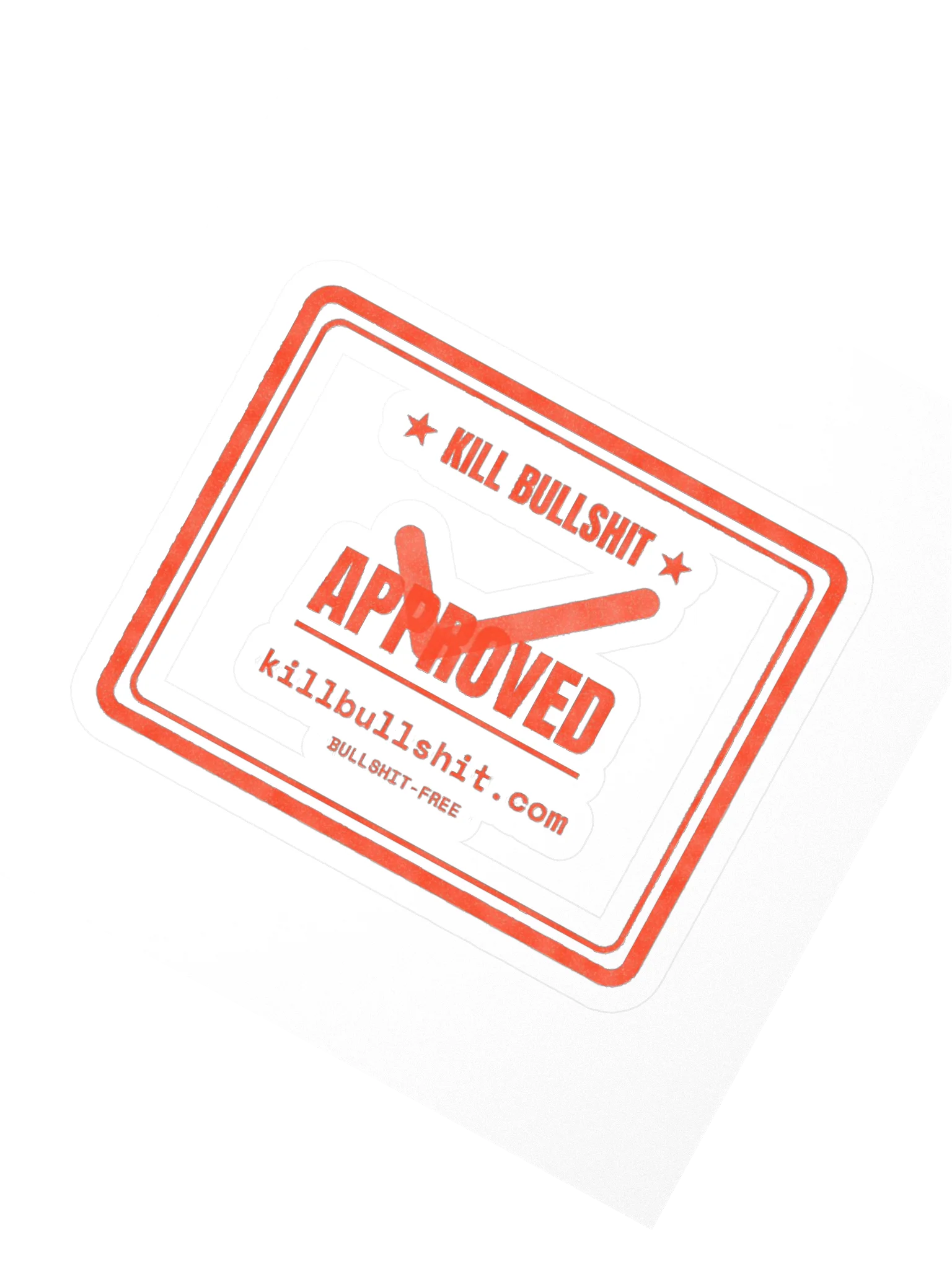 killbullshit APPROVED Sticker product image (2)