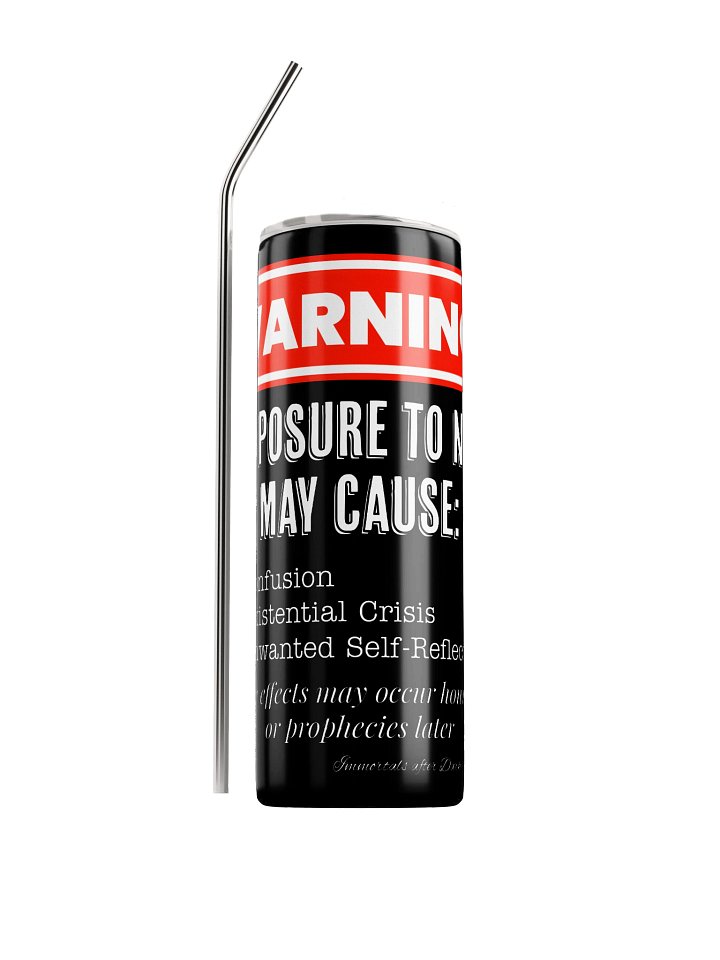 Nix Warning Label Tumbler product image (1)