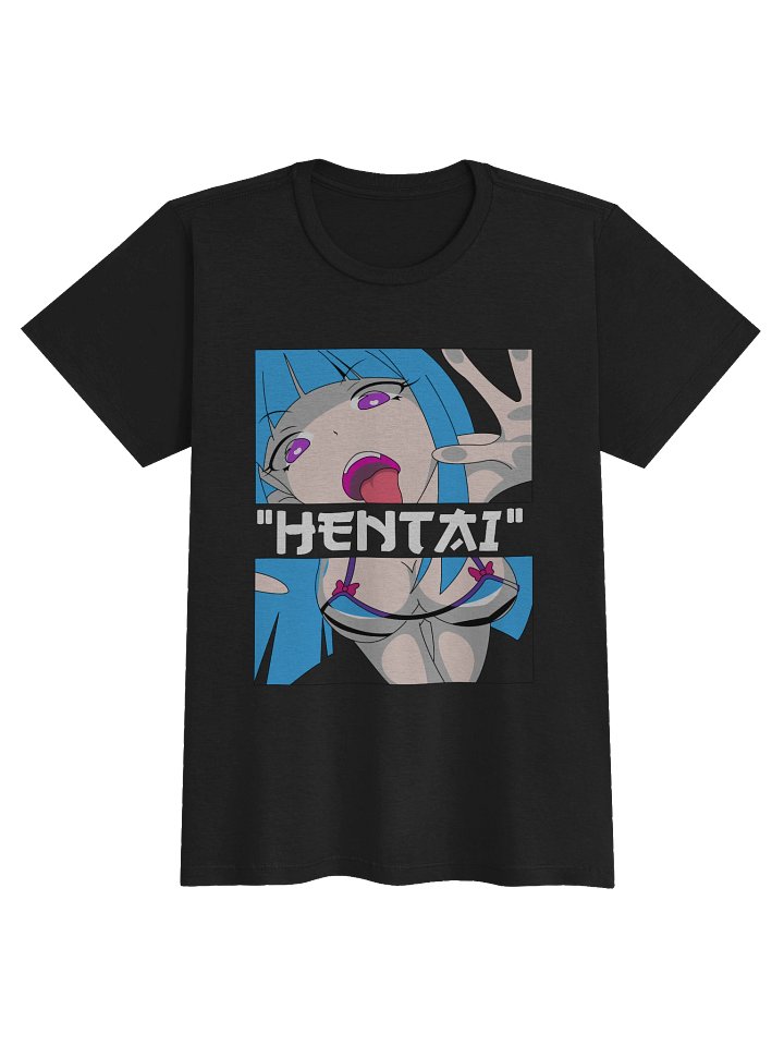 Hentai Bikini Anime Women's Shirt - Edgy Manga Aesthetic Softstyle Tee product image (1)