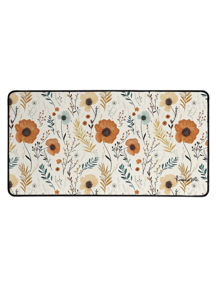 Floral Pattern Desk Mat by Treasure Pie product image (1)