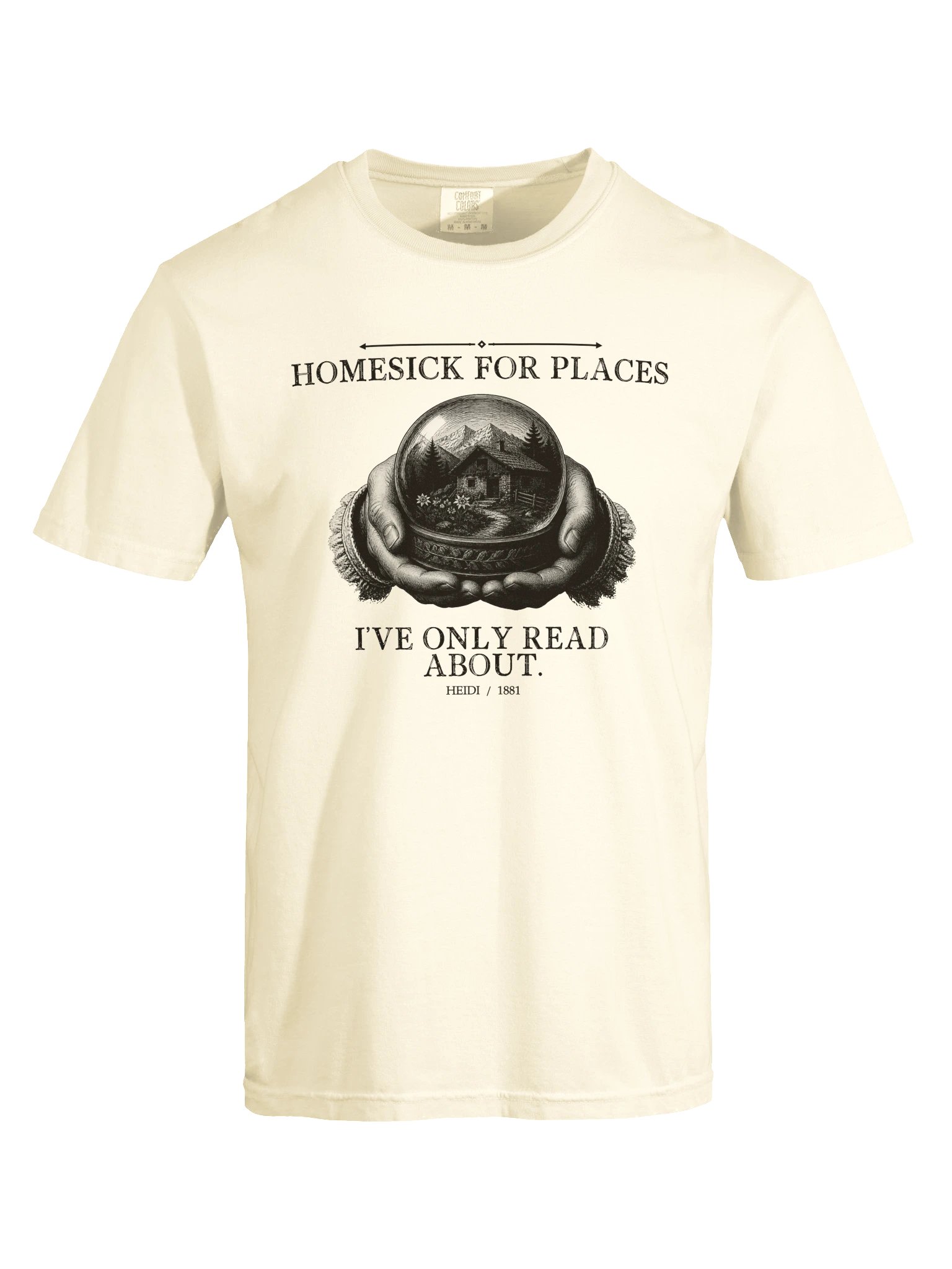 Homesick For Places Ve Only Read About -- Heidi Tee (Light) product image (17)