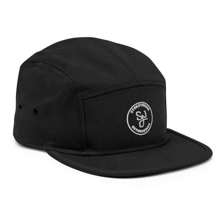 Syn White Circle Black CottonBack Hat product image (1)