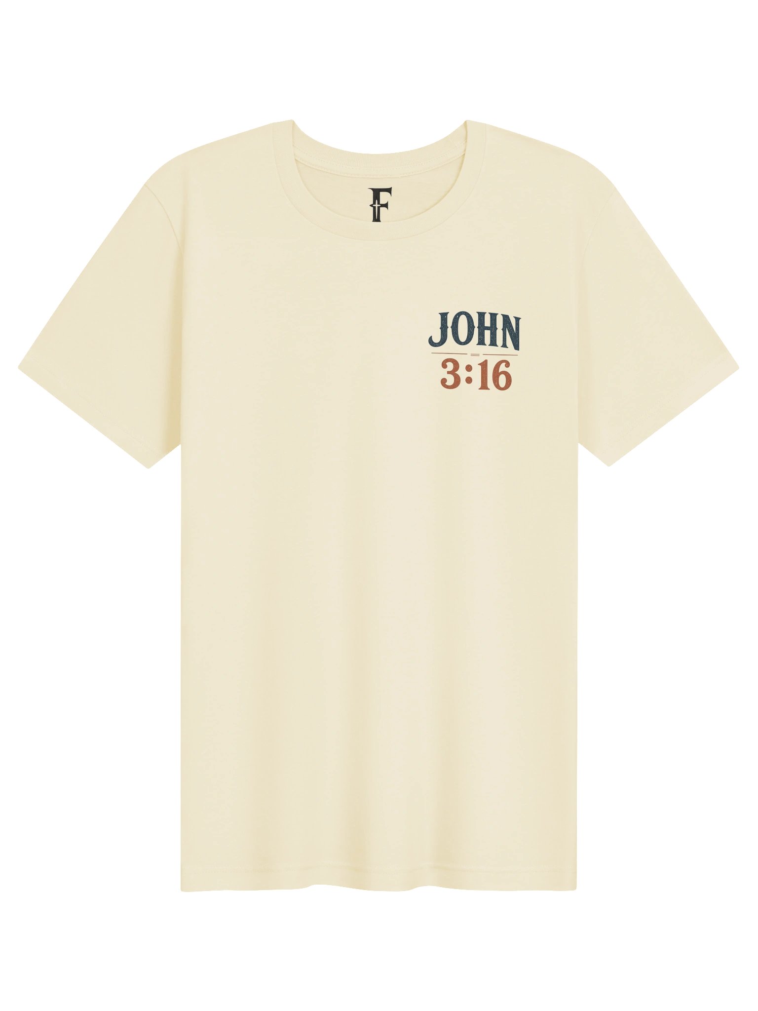 John 3:16 Cross Mountain Adult T-Shirt product image (1)