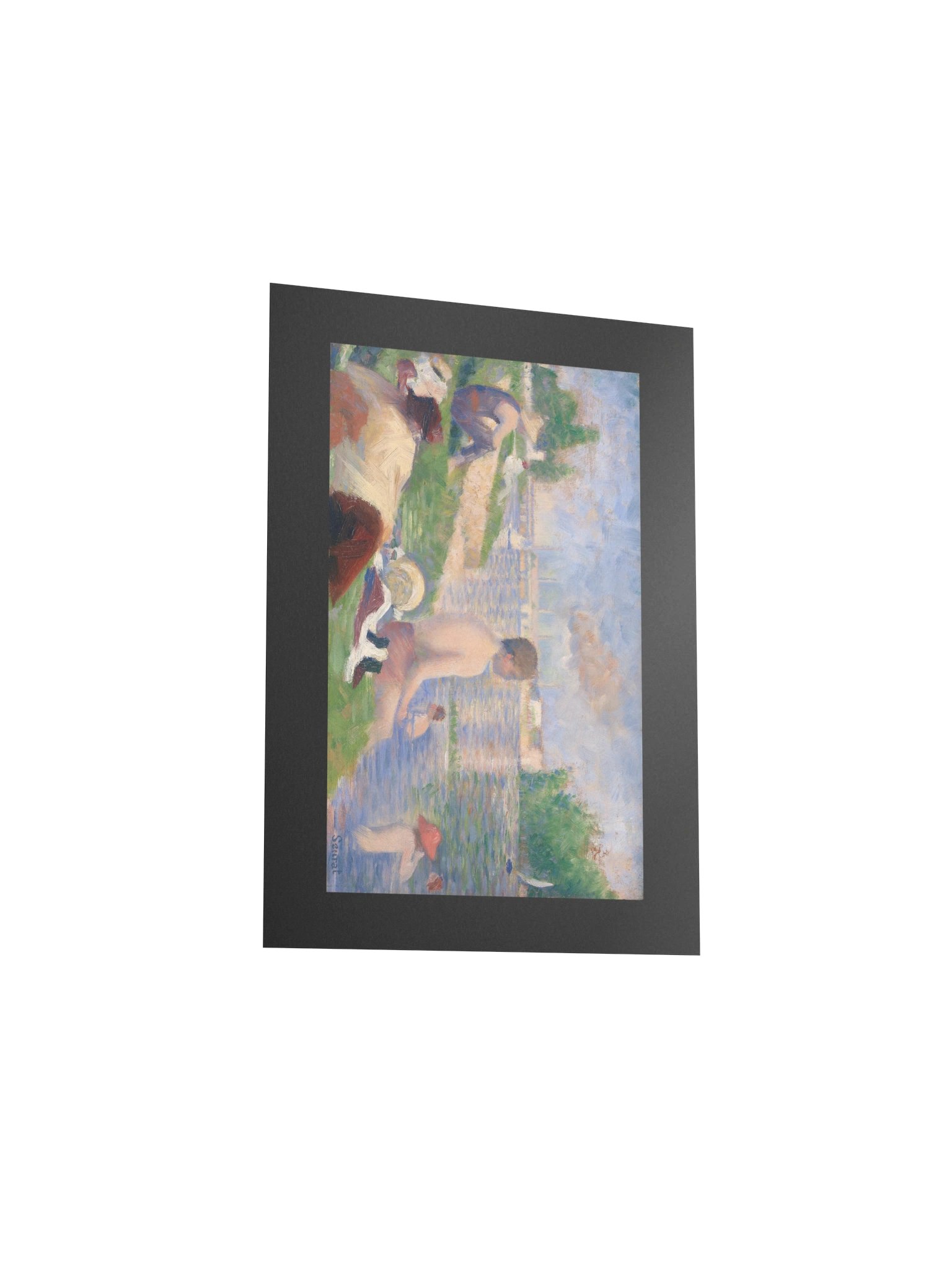 Seurat, Final Study for “Bathers at Asnières” — Fine-Art Poster product image (4)