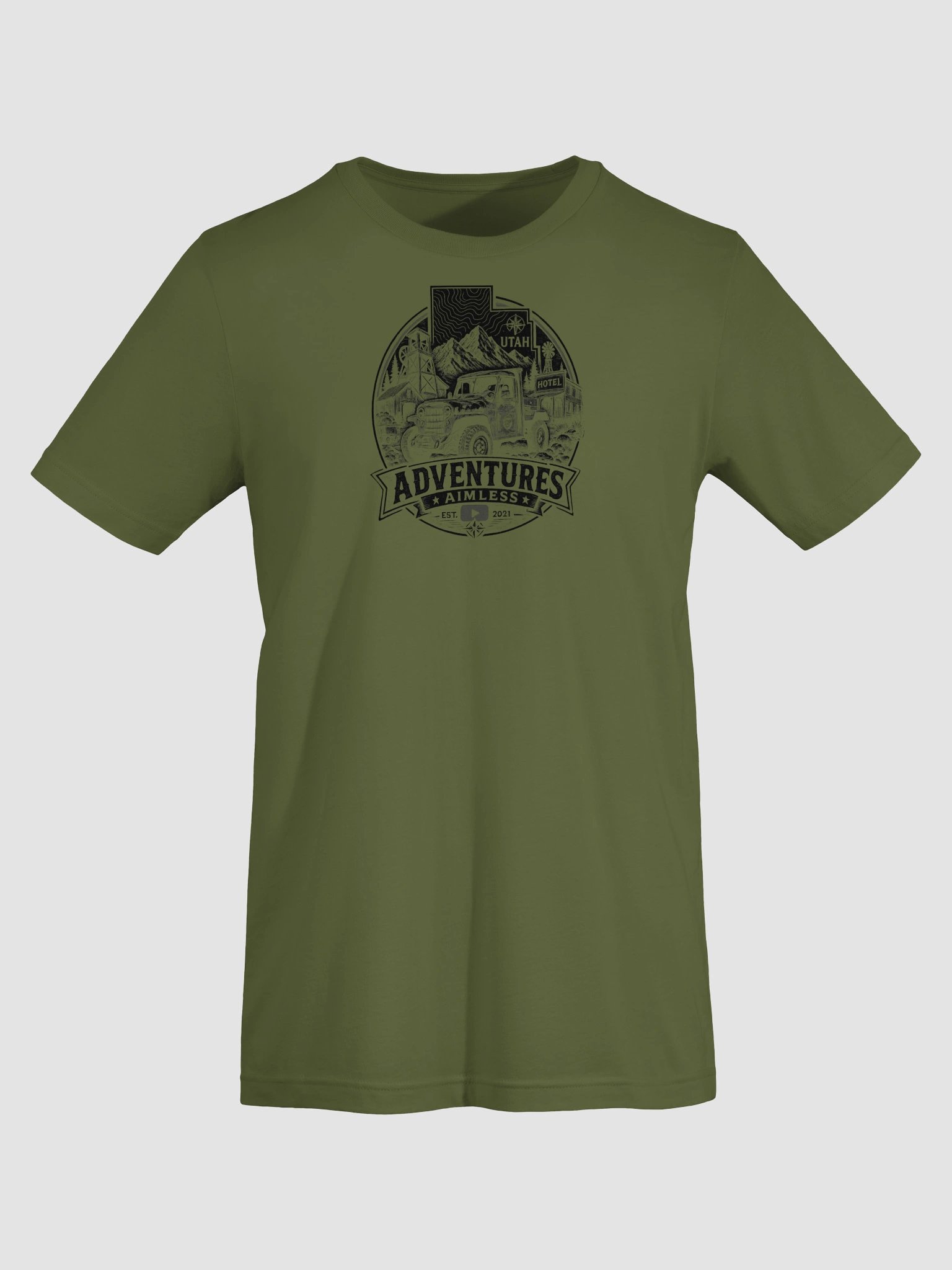 Adventures Aimless TopoAdventure Tee (Light colors) product image (65)