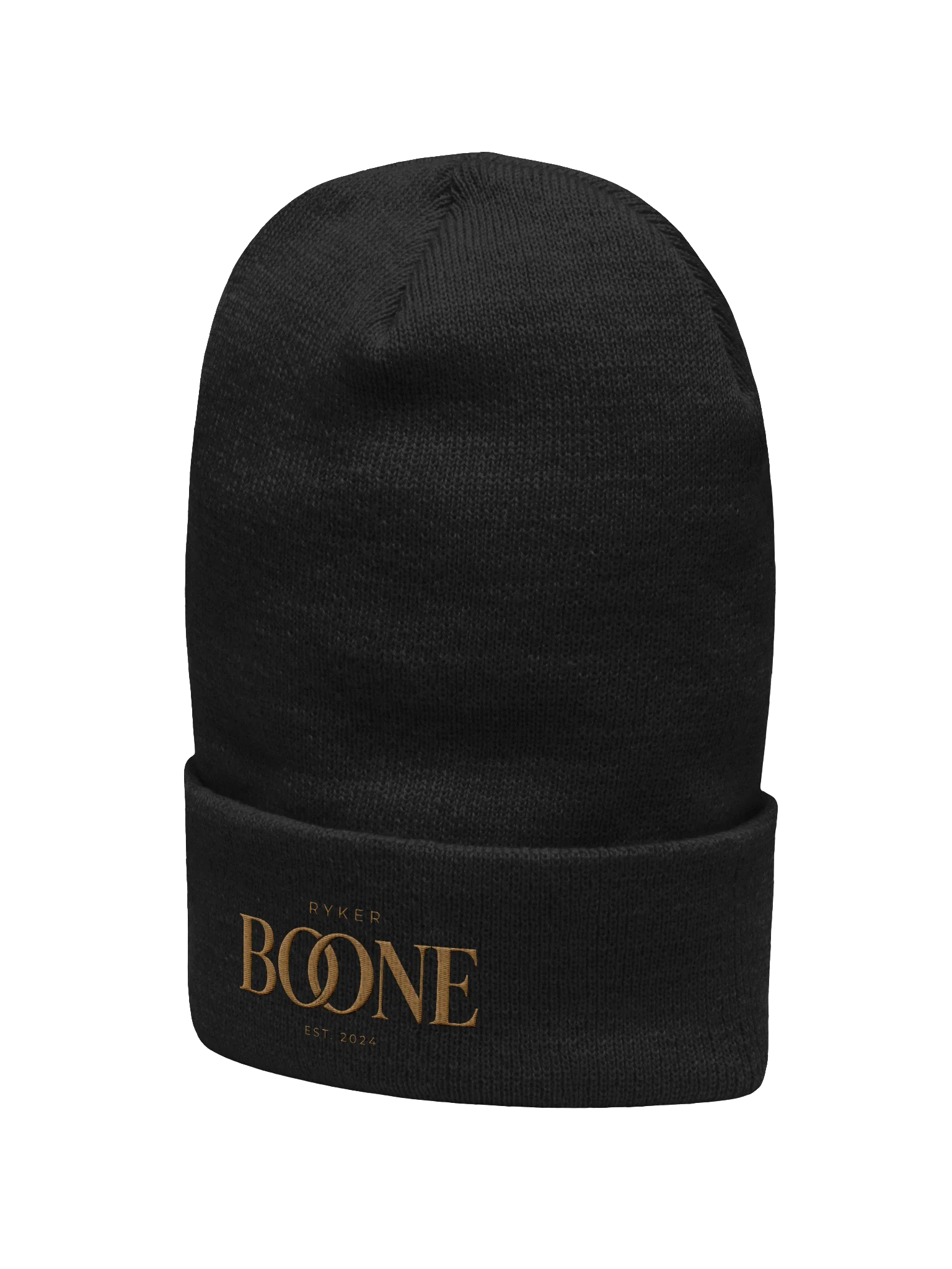 Ryker Boone "Back to Gold" Yupoong Cuffed Beanie (Gold Logo) product image (2)