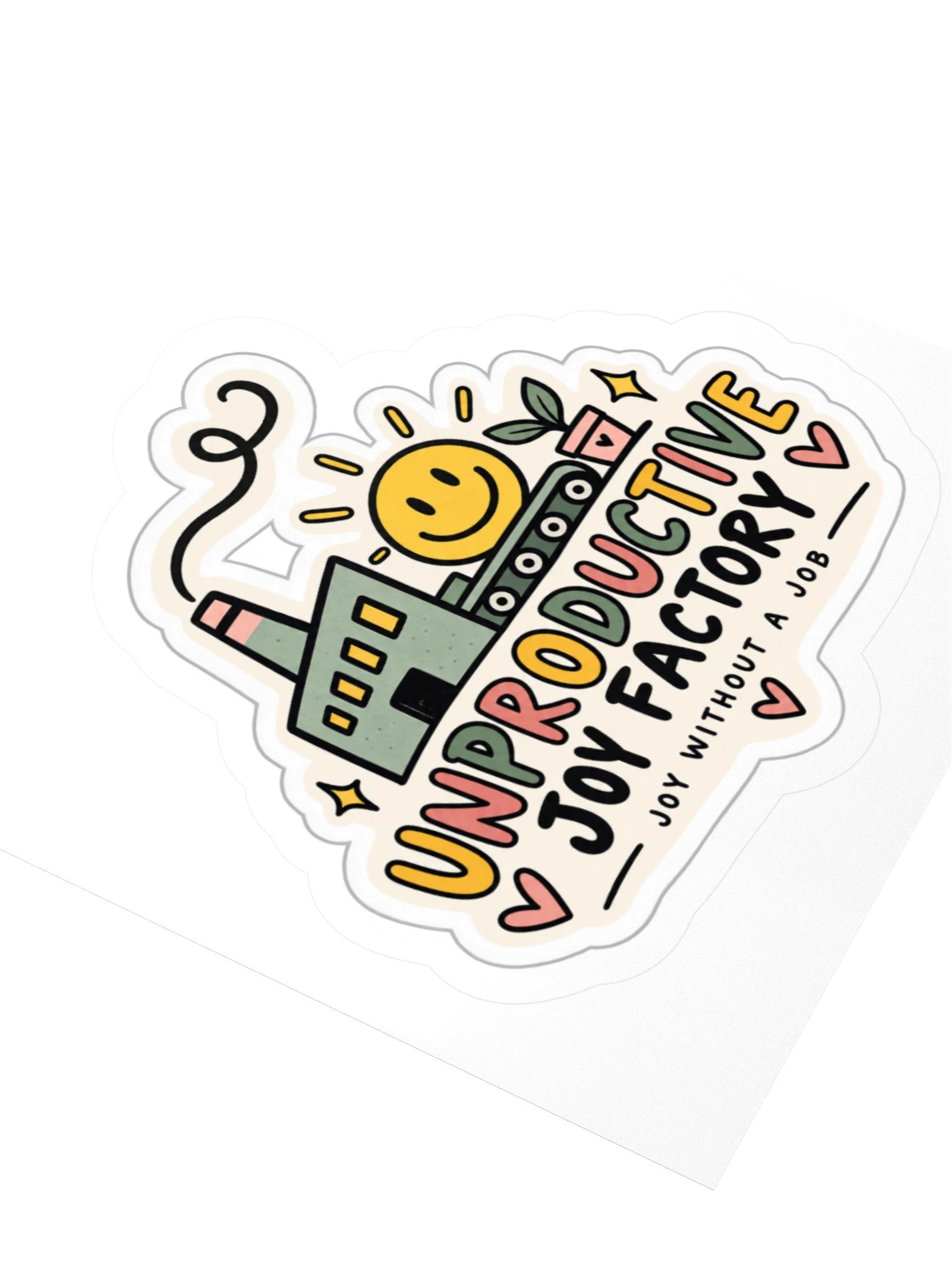 Official Unproductive Joy Factory Sticker product image (8)