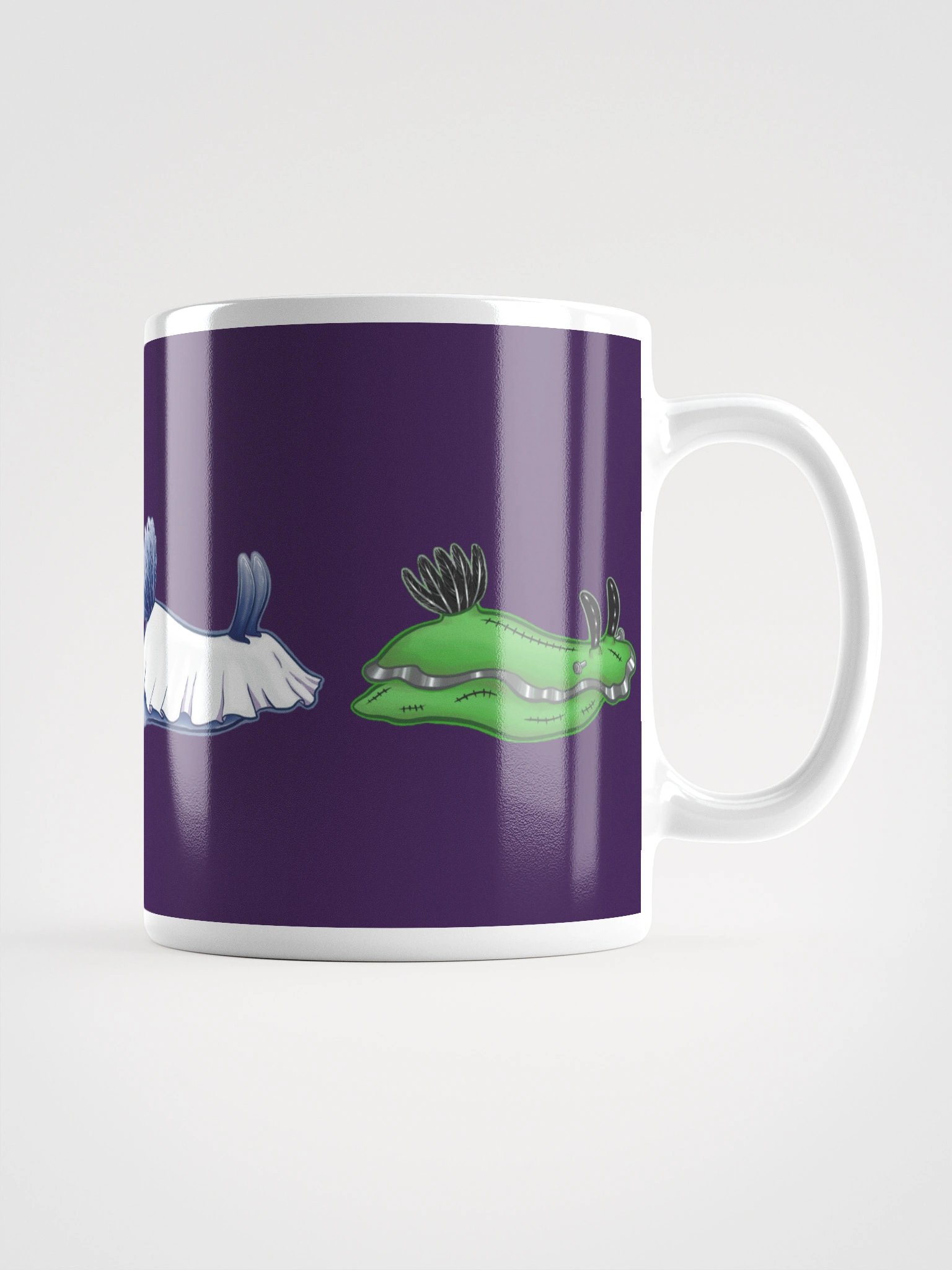 Spooky Scary Slug Time - Mug w/ Purple Background product image (6)