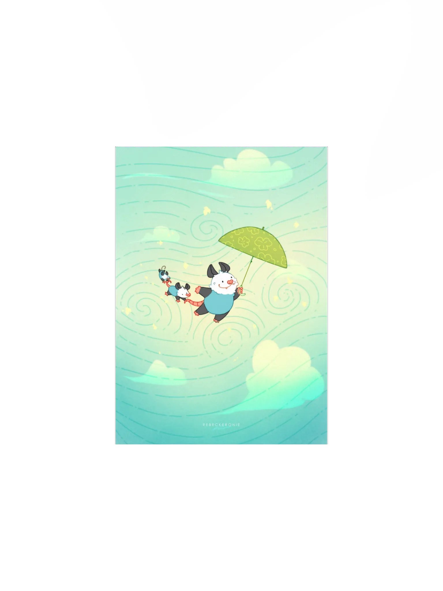 Windy Possum Print product image (1)