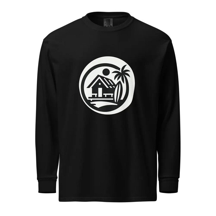 Vintage Beach House Emblem Long Sleeve Shirt product image (1)
