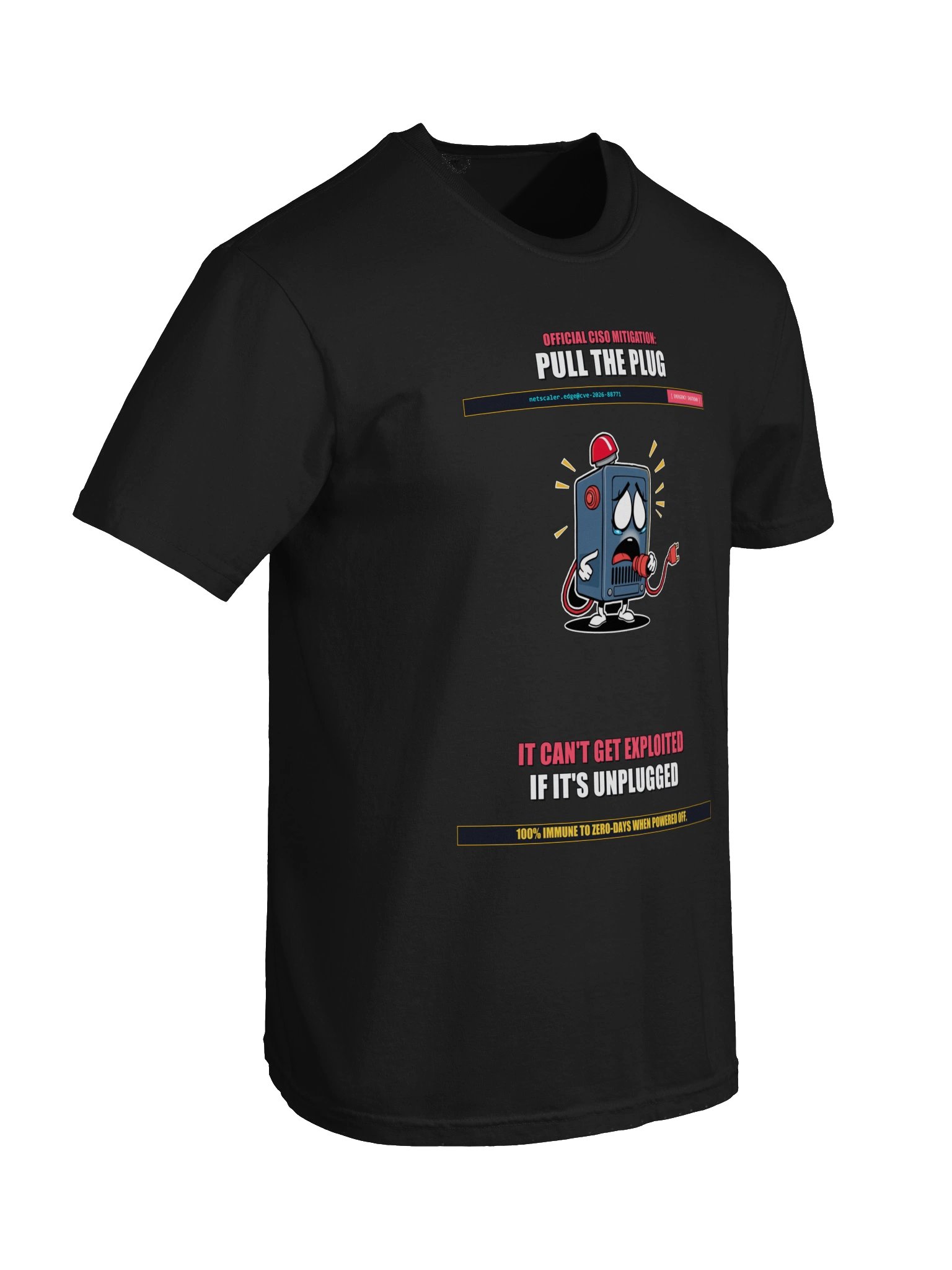 Citrix Emergency Mitigation: "Pull The Plug" Heavyweight Tee - Dark product image (38)