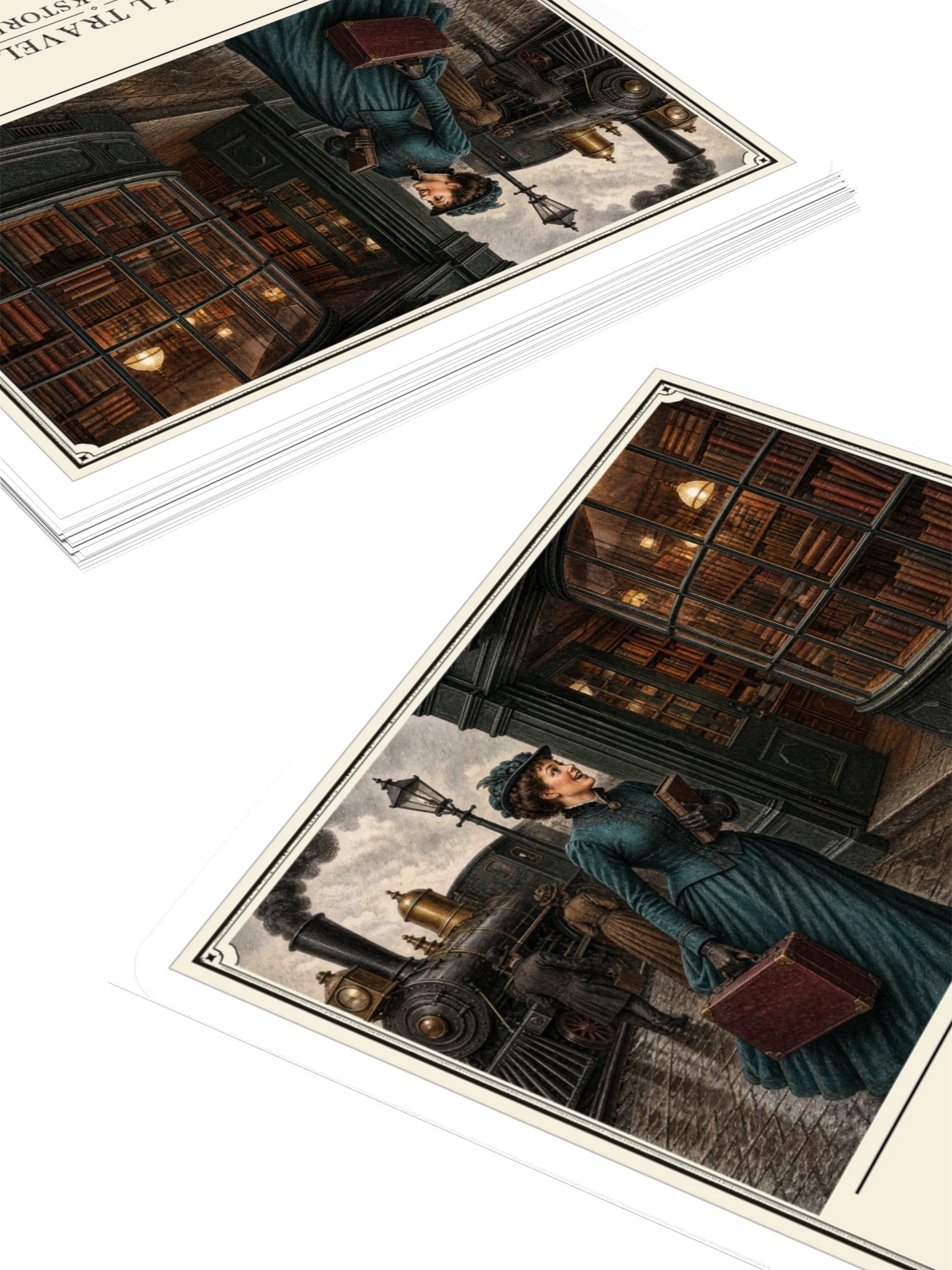 Will Travel For Bookstores -- Around the World in Eighty Days Sticker product image (4)