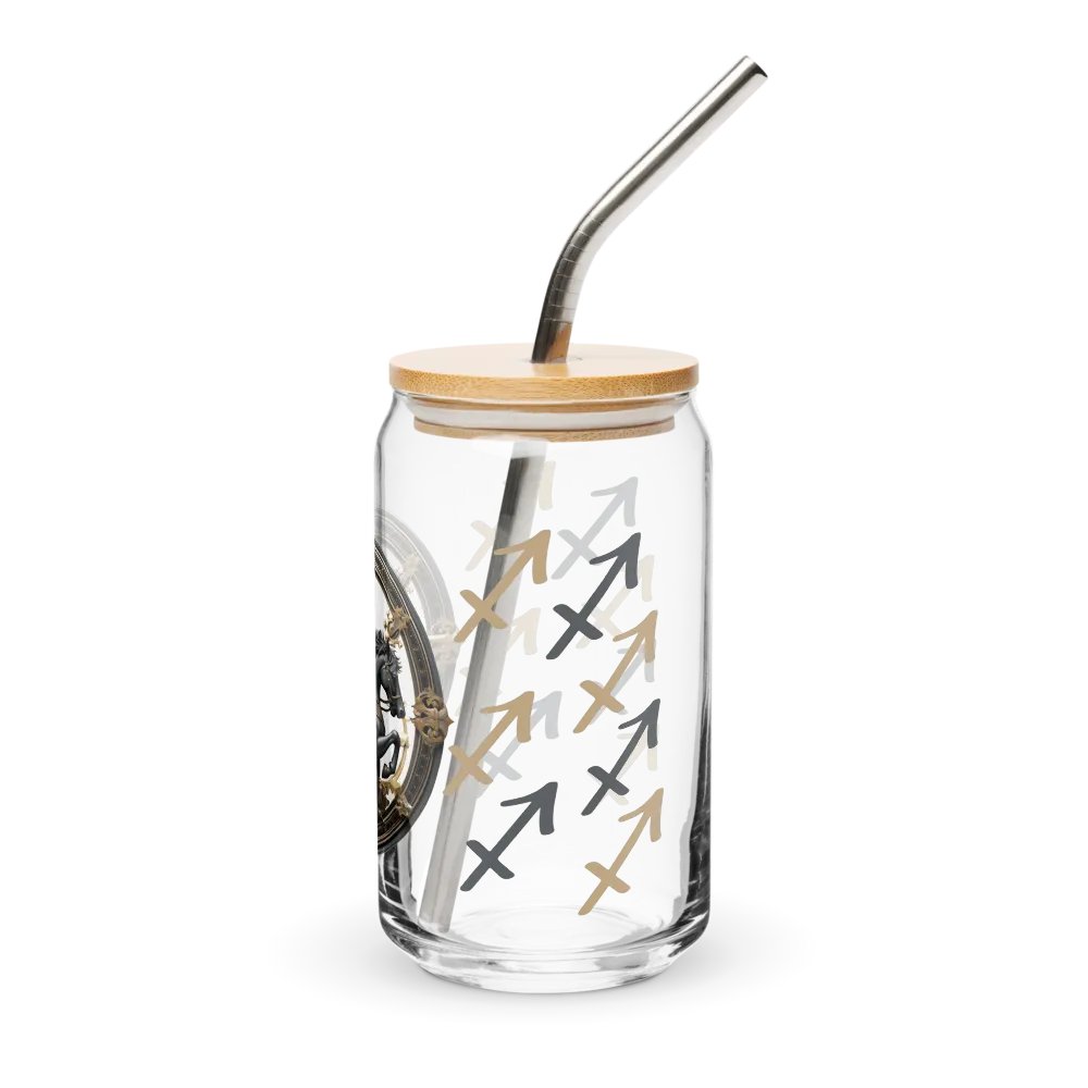 Sagittarius Zodiac Glass Can Sipper product image (4)