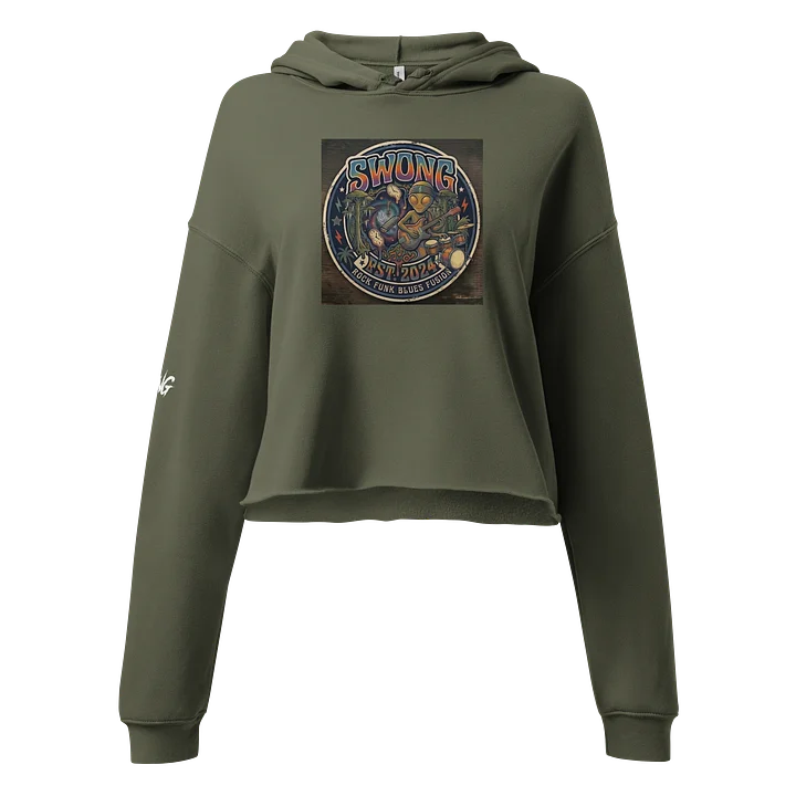Women’s crop hoodie product image (1)