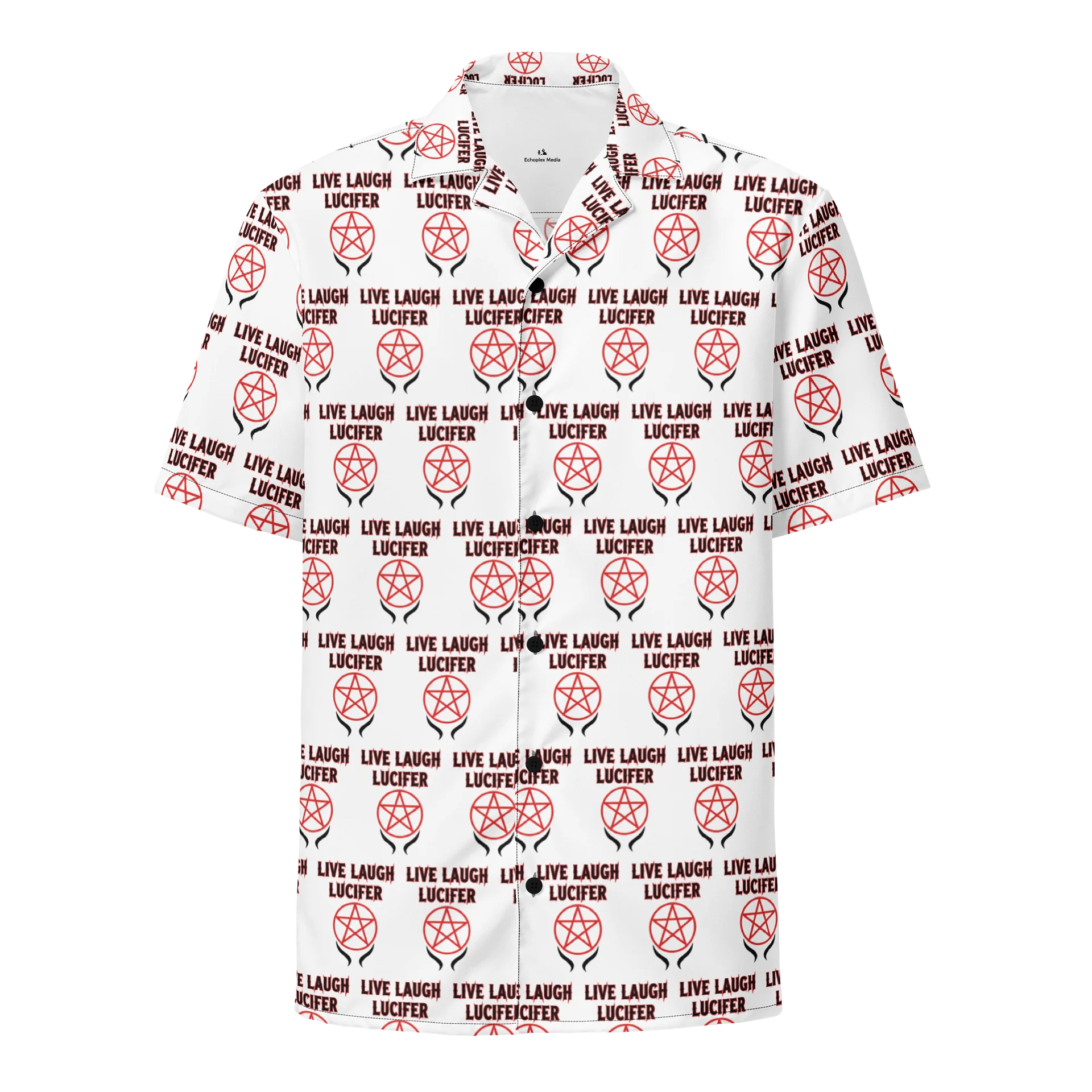 Live Laugh Lucifer 2026 Hawaiian Shirt - All Over Print product image (1)