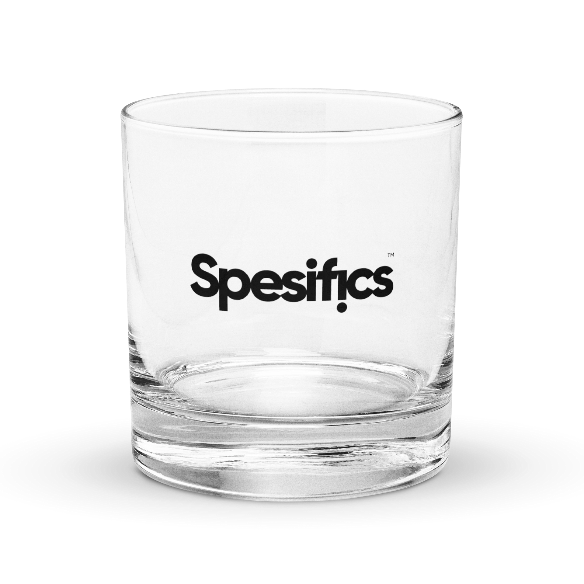 Spesifics Logo Rocks Glass product image (1)