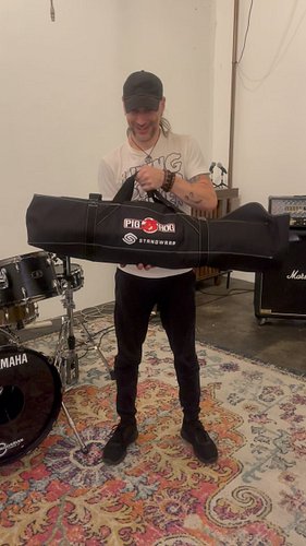 DRUMMERS Take a moment and check this out. Stand Wraps from @pighogcables. No more giant, heavy hardware cases. Quick, easy, ...