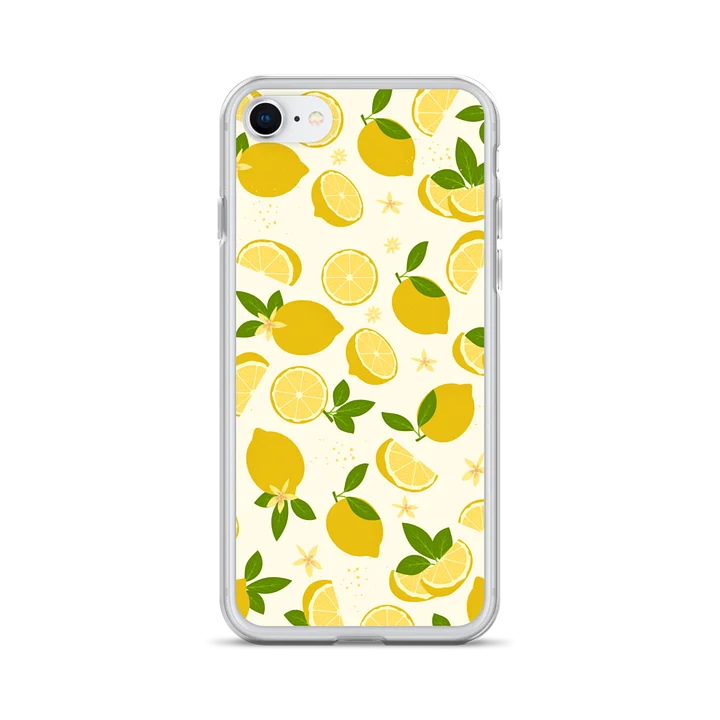 Lemon Tile Clear Case for iPhone product image (28)