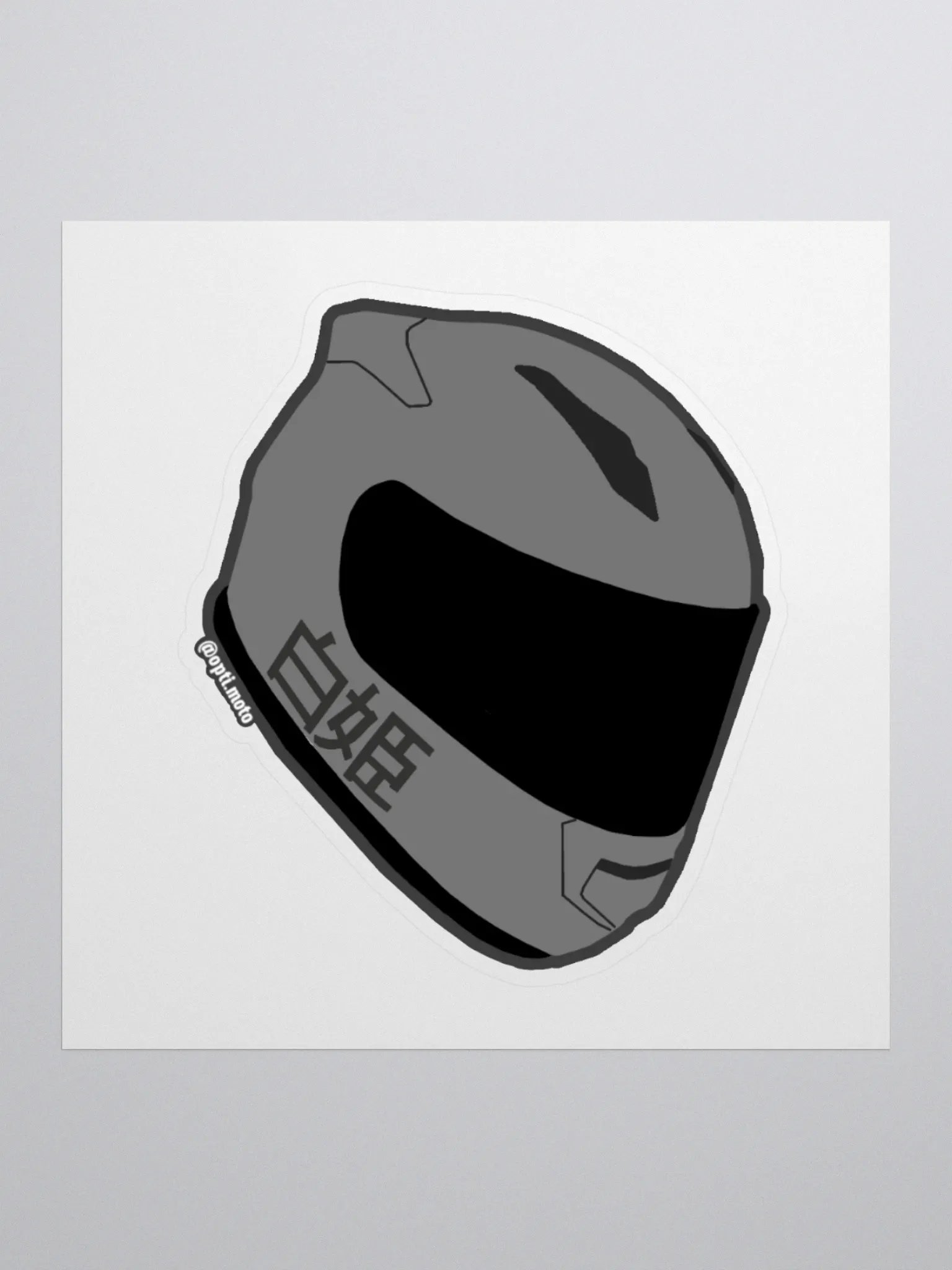 Optimoto Helmet - Sticker product image (1)