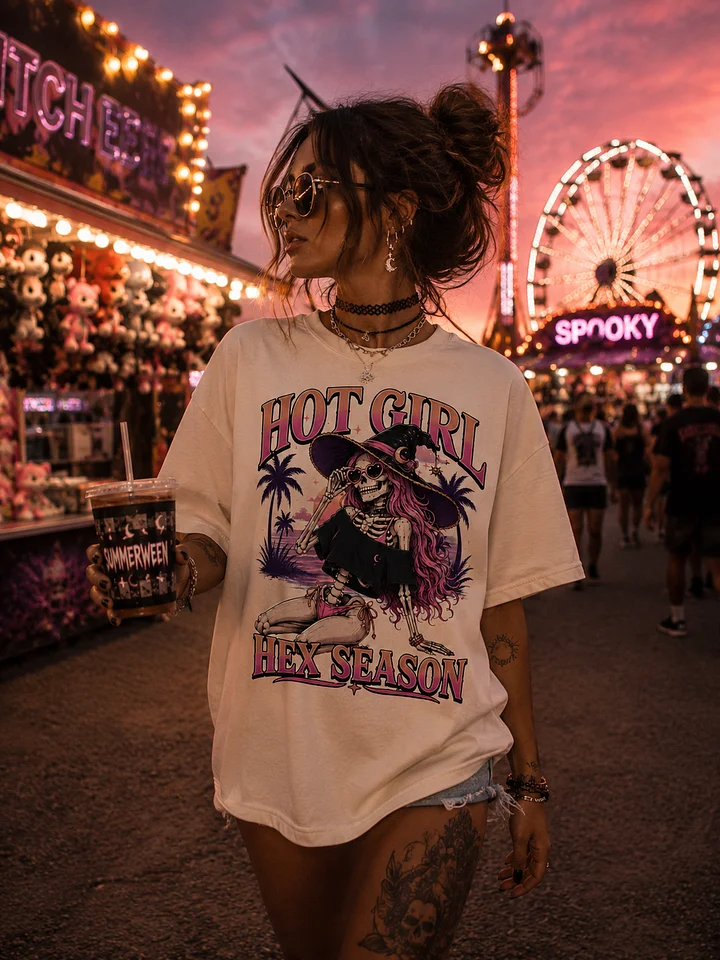 Hot Girl Hex Season Tee White product image (1)