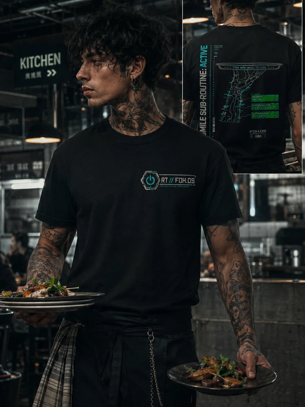 FOH.OS // Smile Sub-Routine Heavyweight Tee product image (5)