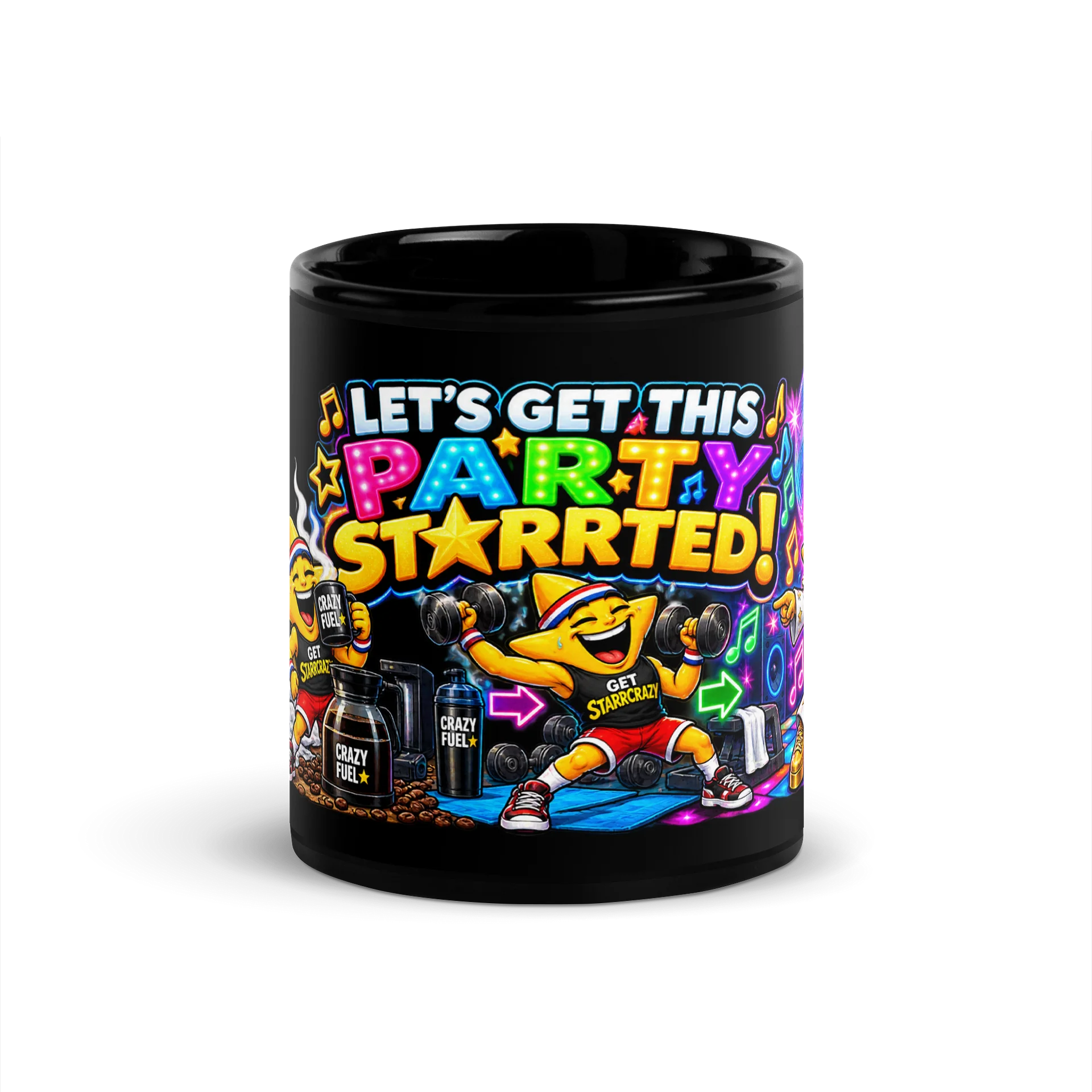 Let’s Get This Party Starrted — Crazy Fuel Coffee Mug product image (3)