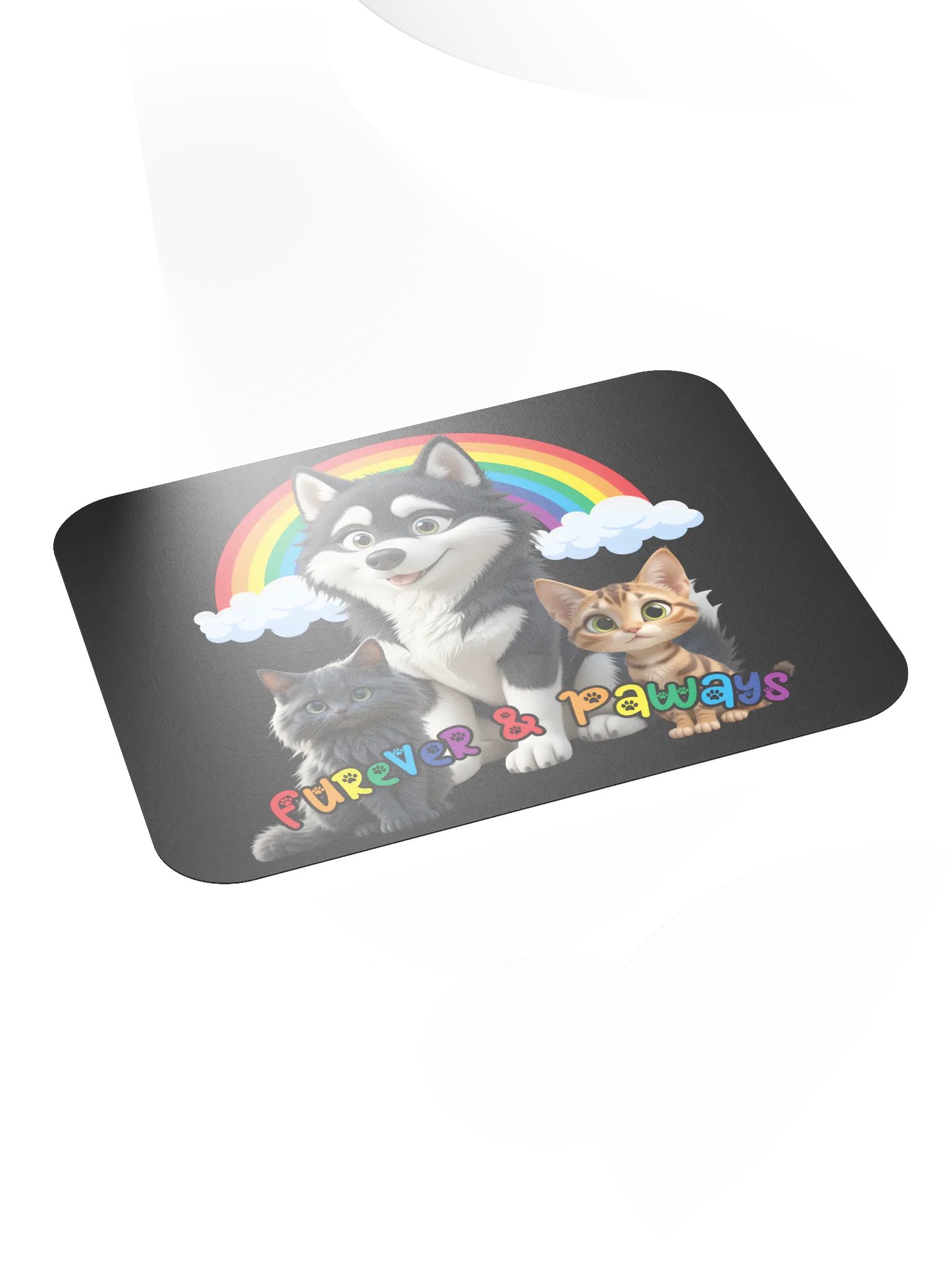 Furever & Paways Rainbow Mouse Pad product image (4)