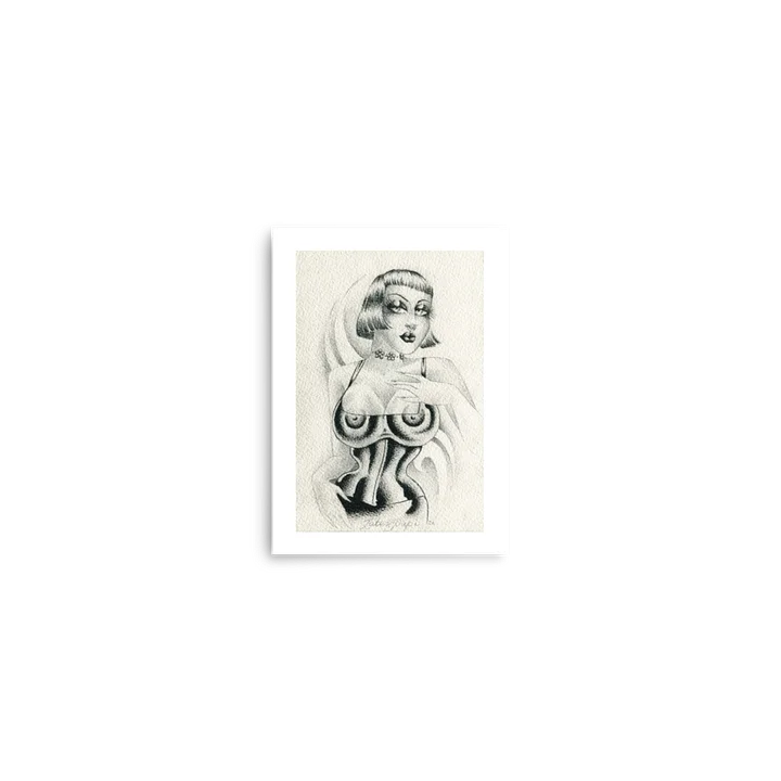 Big TT goth gf #1 print product image (1)