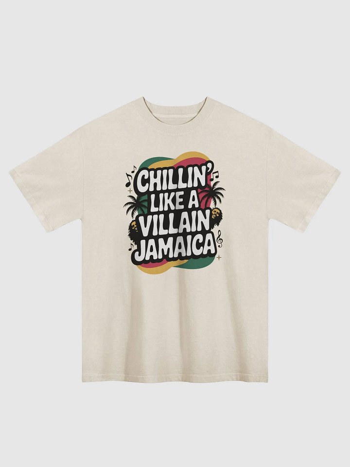 Yeah Mon Vintage Jamaica Reggae Jamaican Vacation Retro Oversized Tee product image (3)