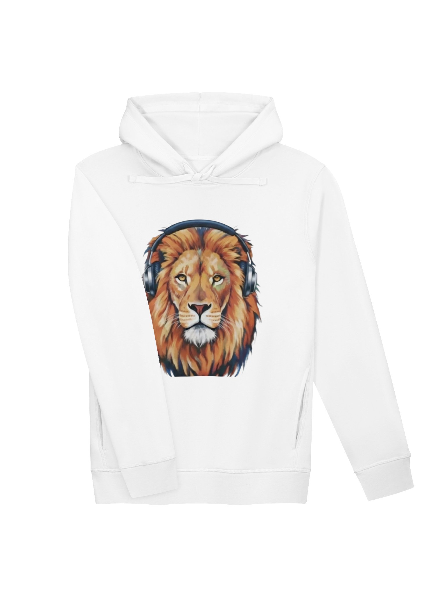 Majestic Neon Lion | Organic Premium Hoodie product image (11)