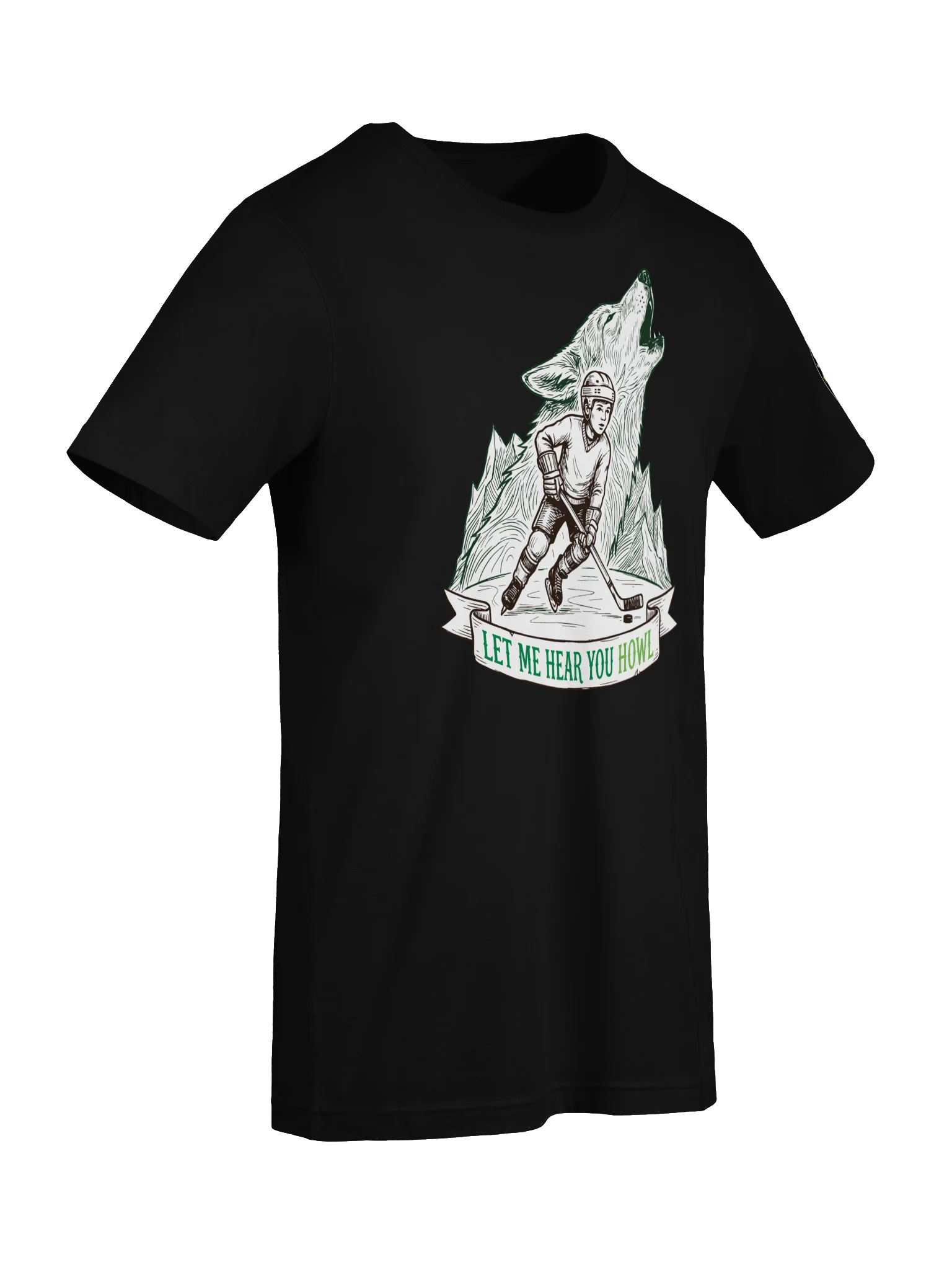 Let Me Hear You Howl Adult Hockey Tee product image (26)