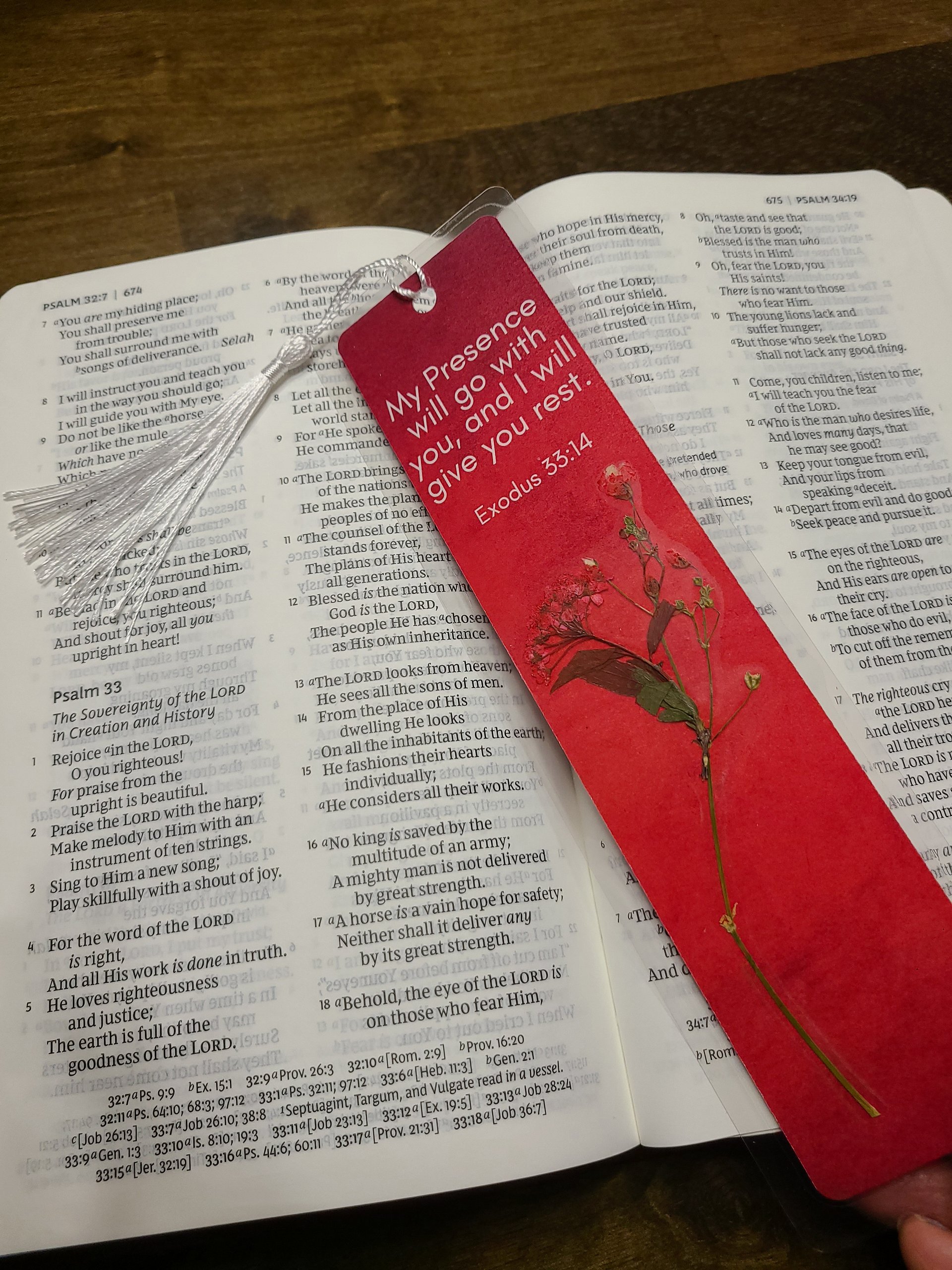 Handmade Scripture Bookmark - by Kimberly Elise product image (1)