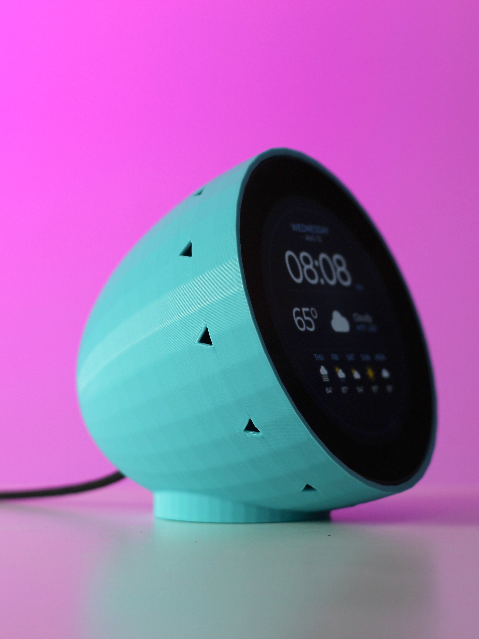 Round Weather Clock - Pebble product image (6)