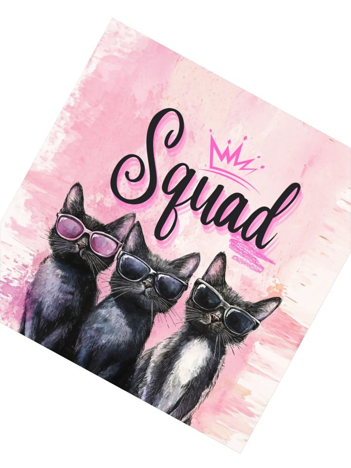 The Fur Squad: Square Sticker product image (2)