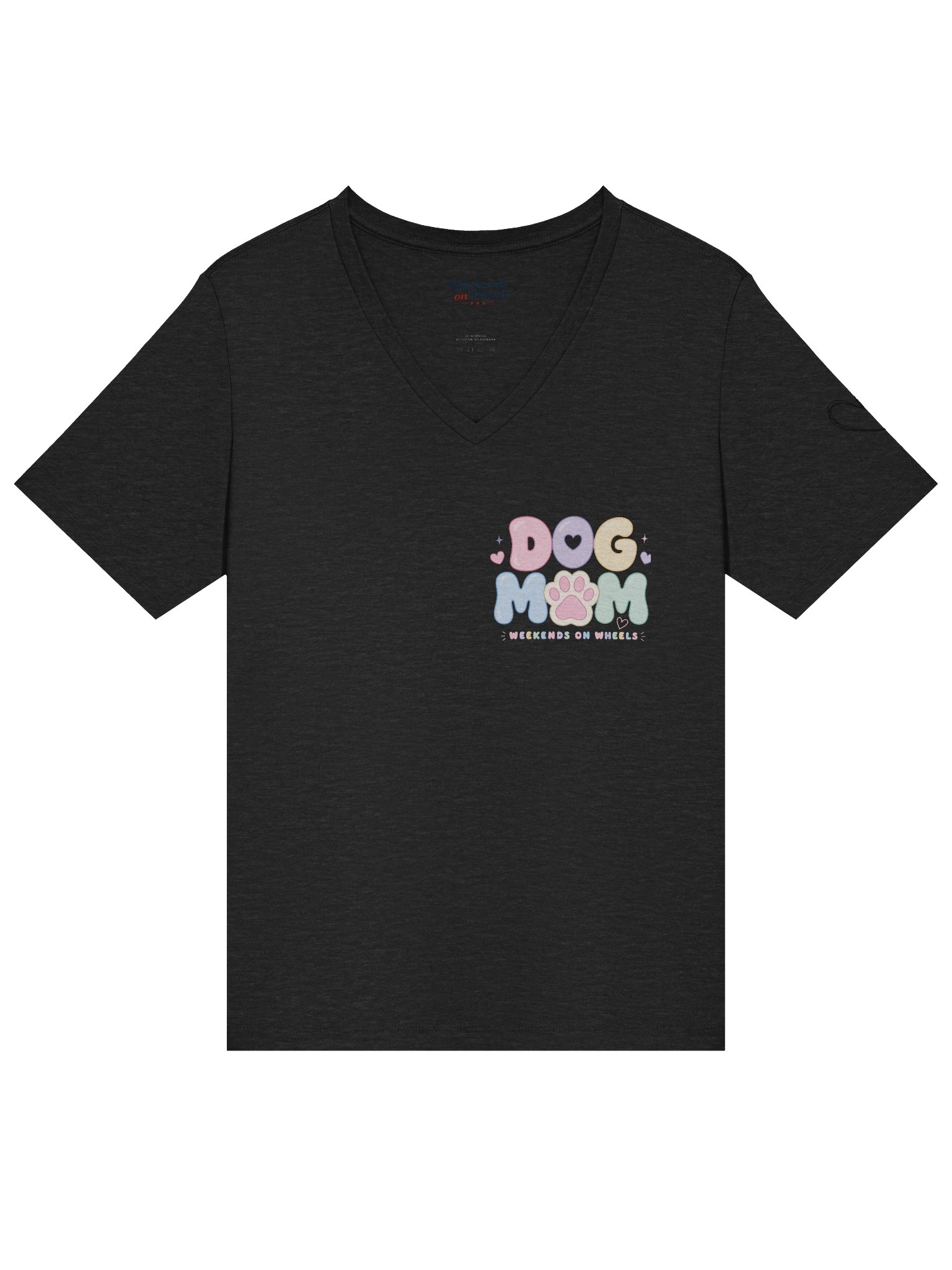 Coffee, Campfires & Dog Mom Things V-Neck Tee 🐾☕🏕️ product image (3)