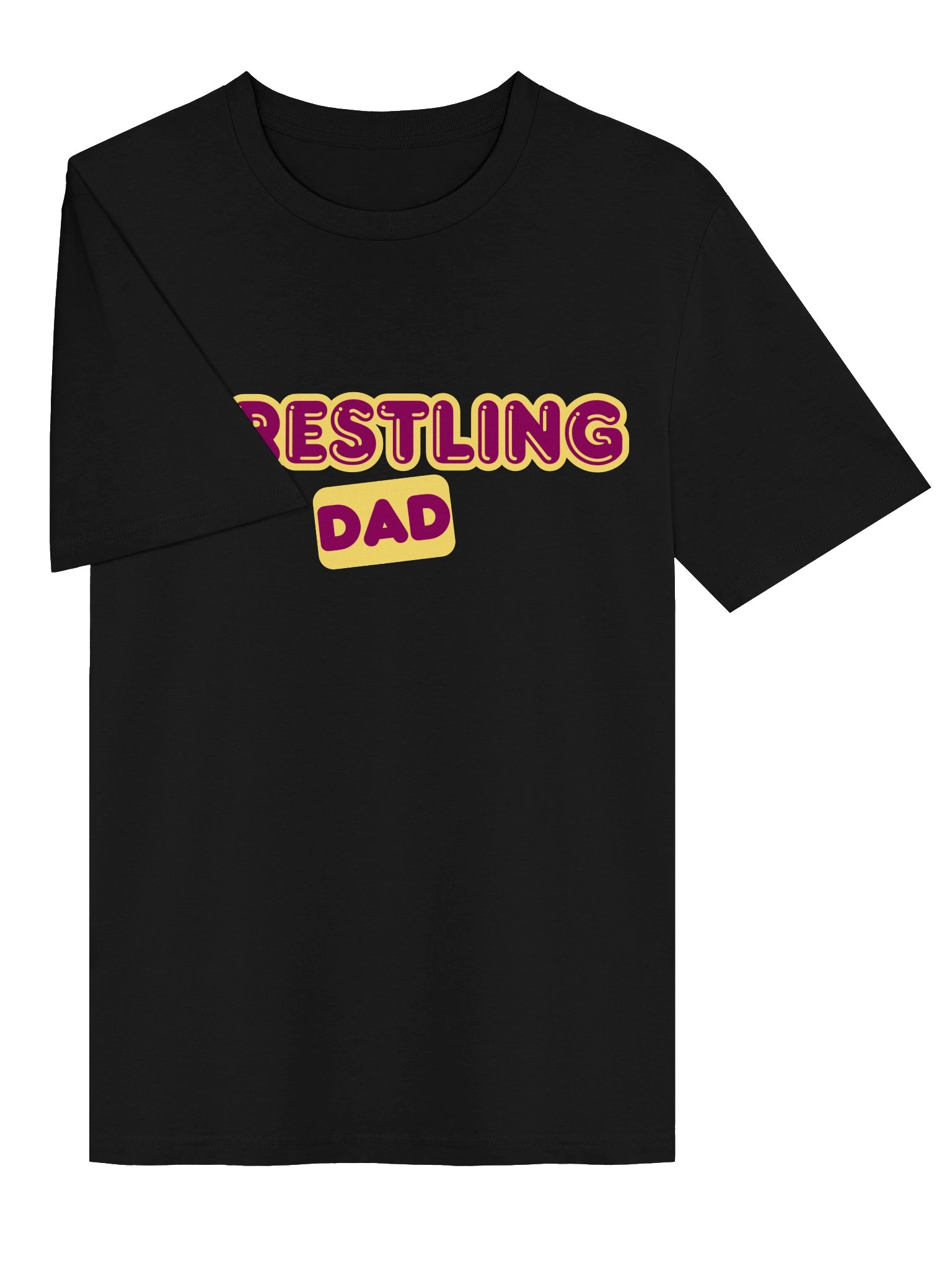 Wrestling Dad Bold Retro Tee product image (23)
