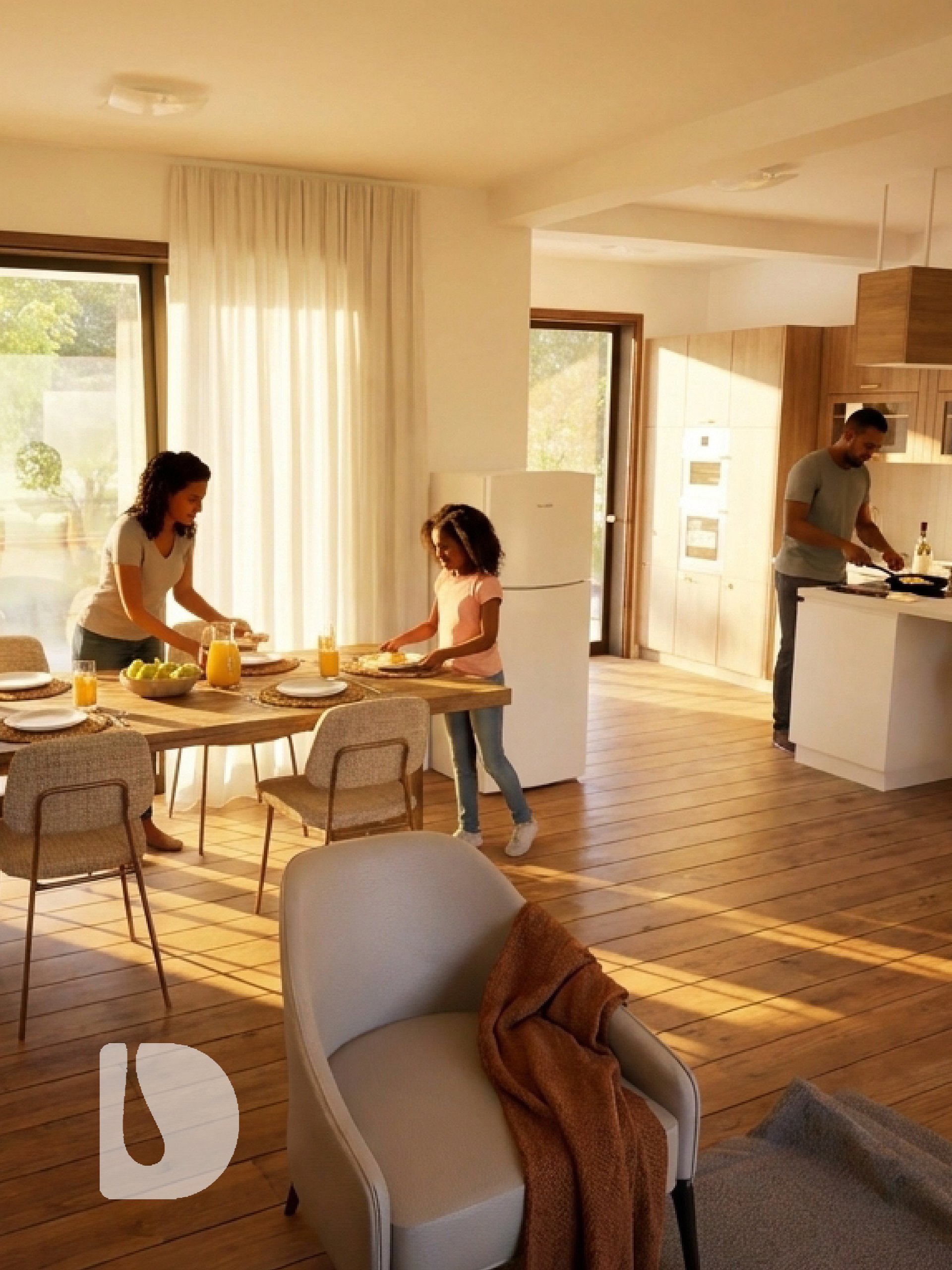 Interior Design – 9-Unit Apartment Block with Pool | DA412901A product image (2)
